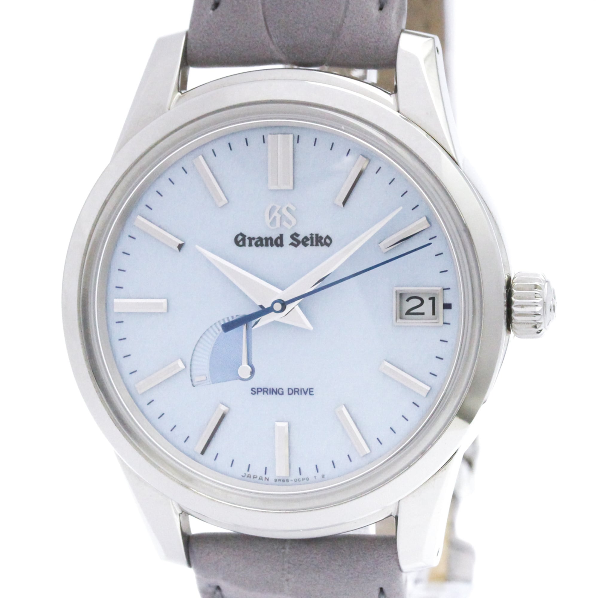 Montre Grand Seiko SBGA407 (9R65-0DJ0) à cadran bleu 40mm