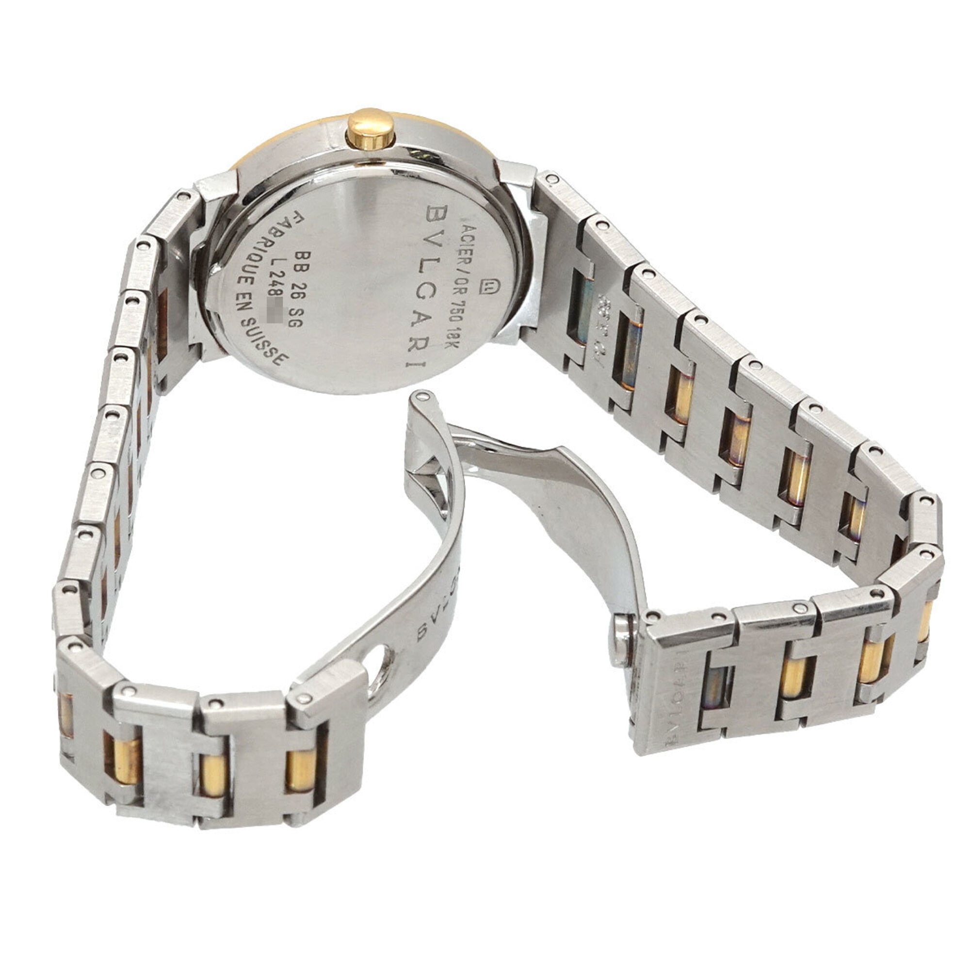 Bvlgari BB26SGD Black Dial 26mm Watch