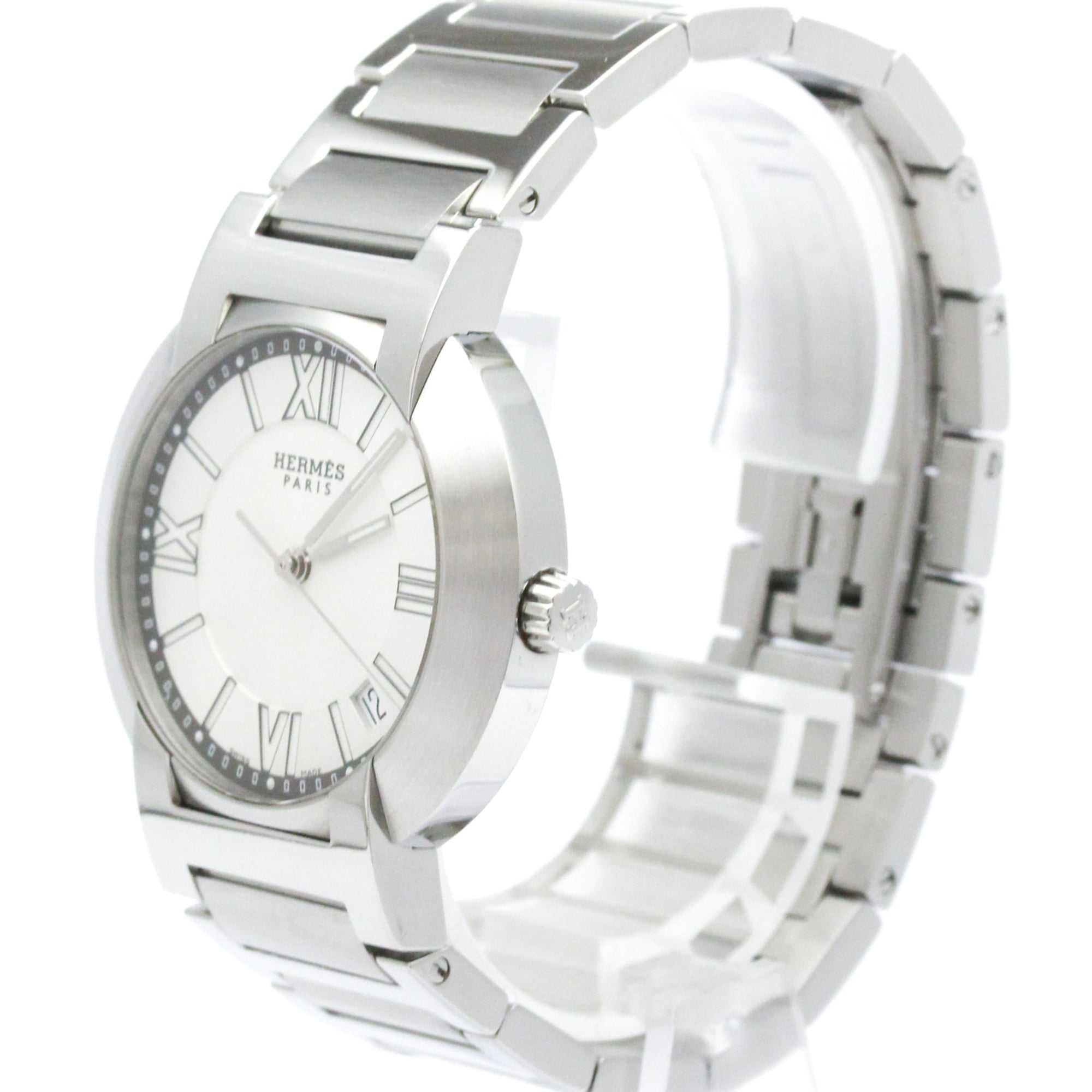 Hermes Nomade NO1.710 Silber Zifferblatt 36 mm Uhr