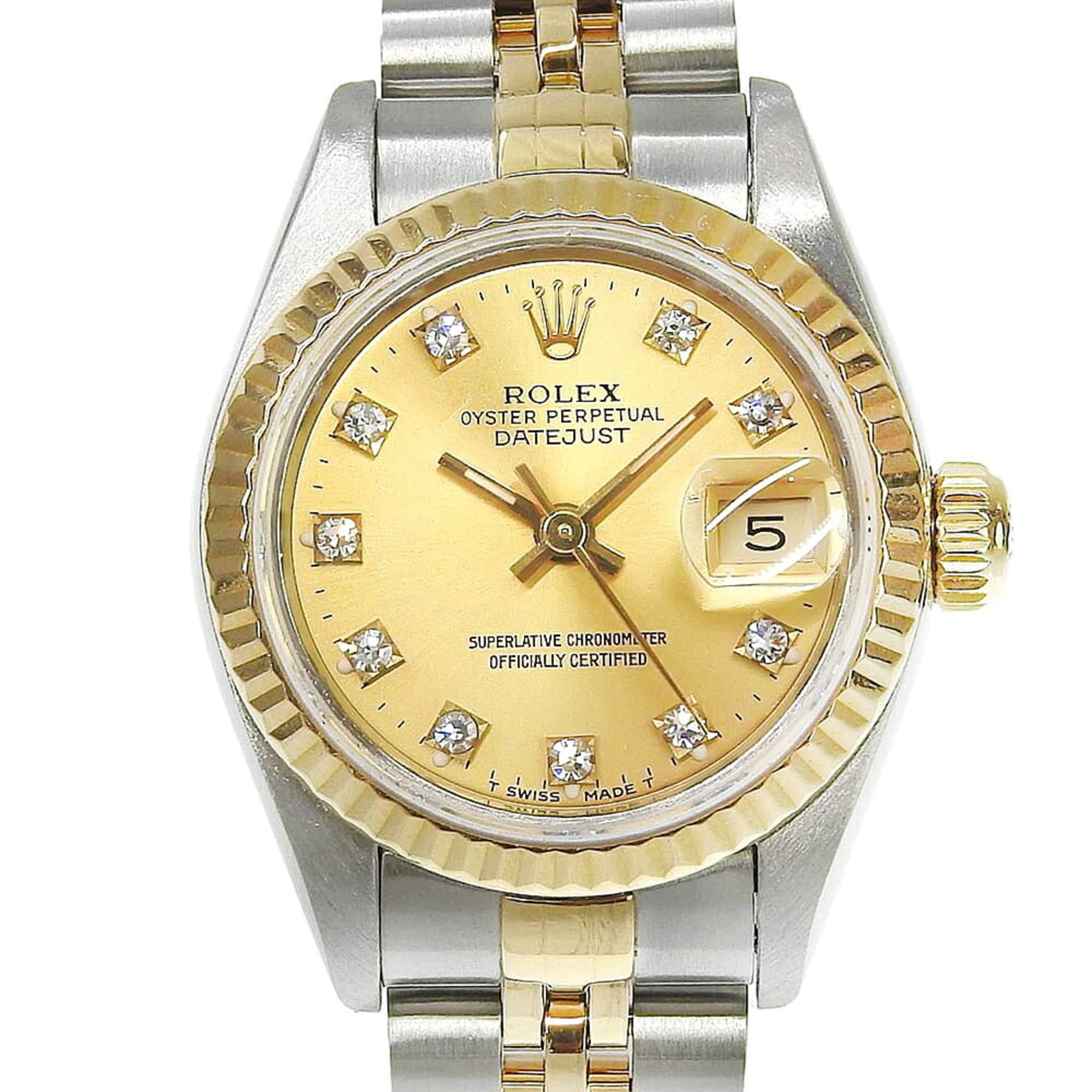 Montre Rolex Datejust Champagne avec cadran de 26 mm