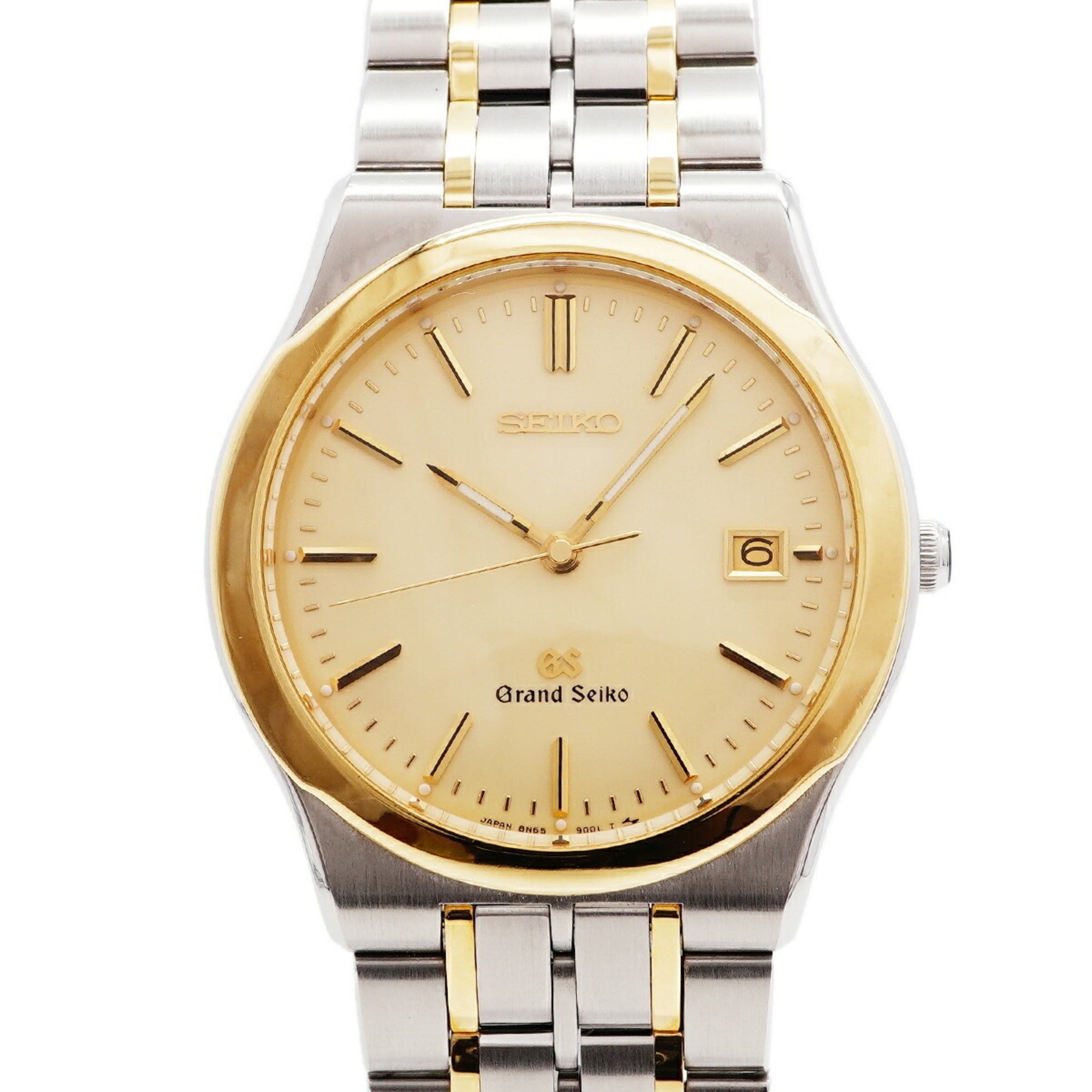 Grand Seiko Seiko Grand SBGG002//8N65-9000 Gold Dial 36mm Watch