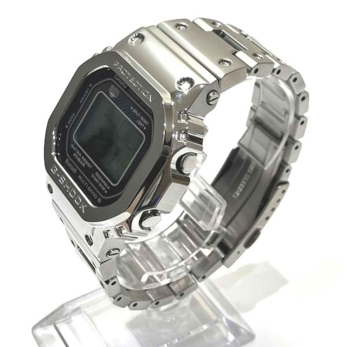 Montre Casio G-SHOCK GMW-B5000D-1JF, cadran argenté, 43 mm