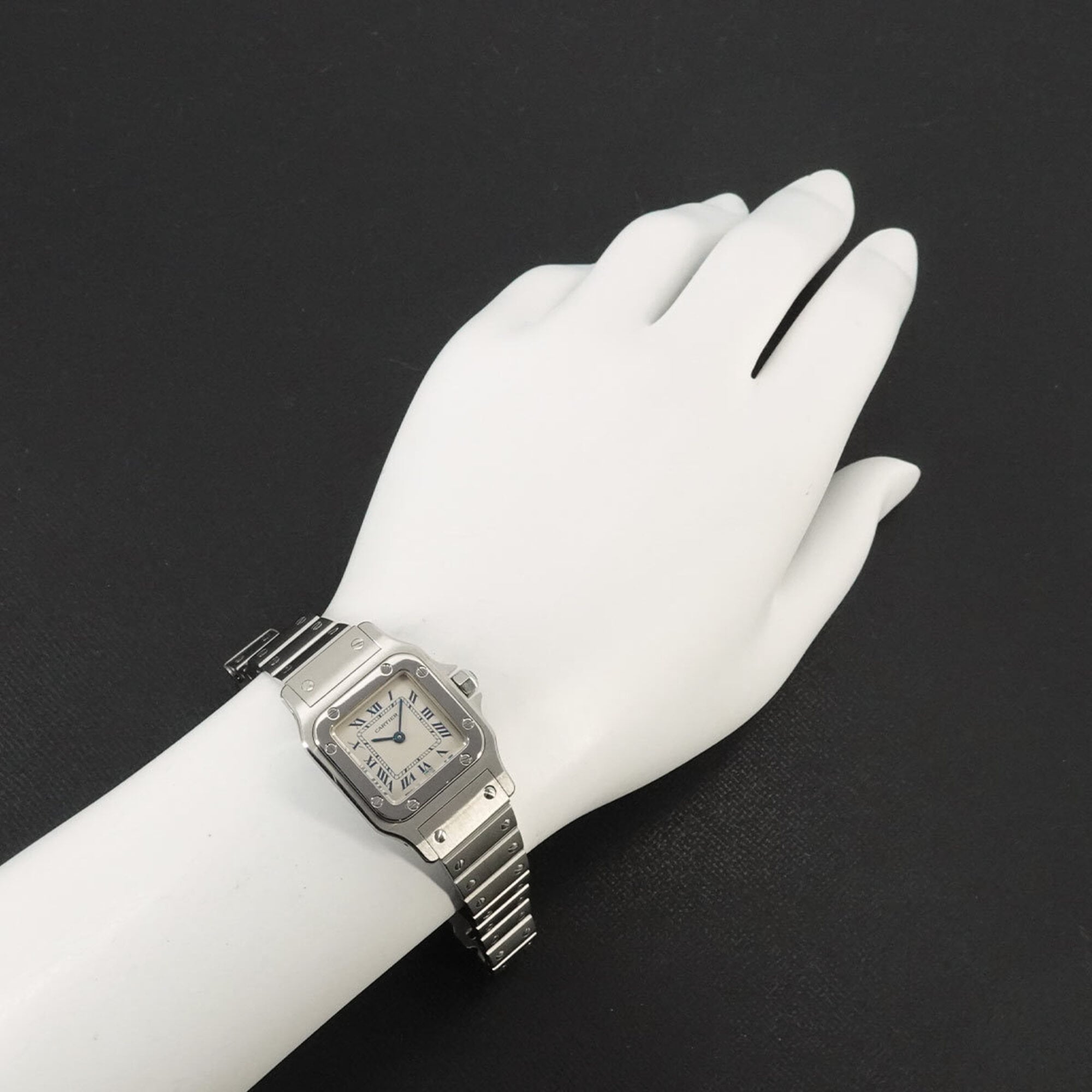 Cartier Santos W20017D6 Ivory Dial 23mm Watch