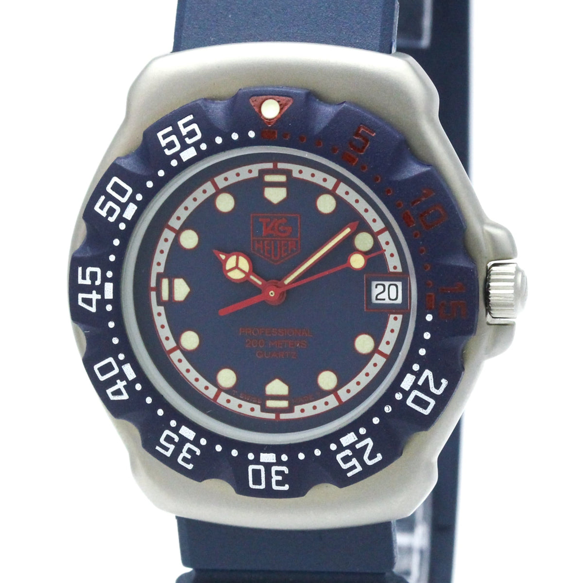 TAG Heuer Formula 1 370.513 Horloge met blauwe wijzerplaat, 35 mm