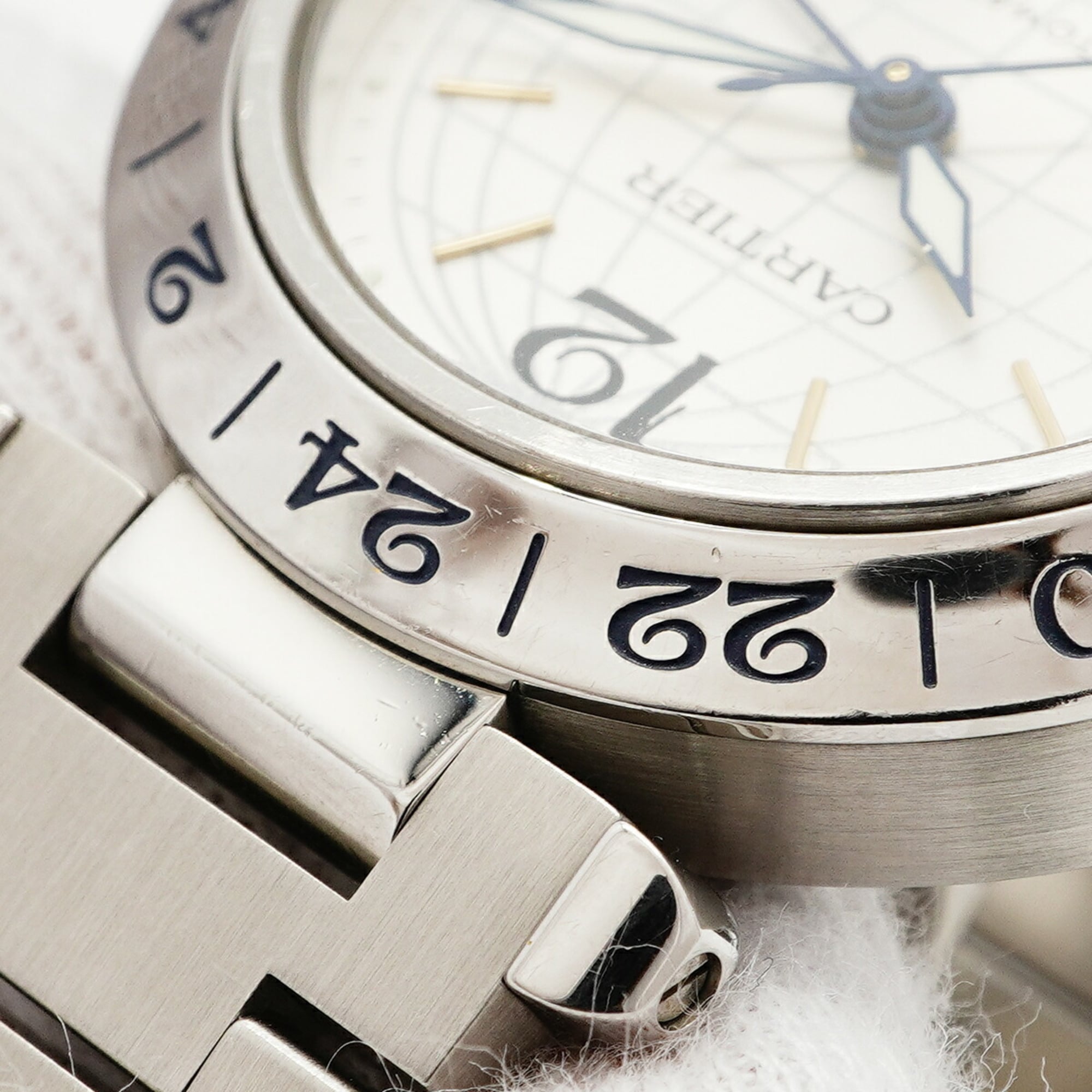 Cartier Pasha W31029M7 Silver Dial Stainless steel 35mm Watch