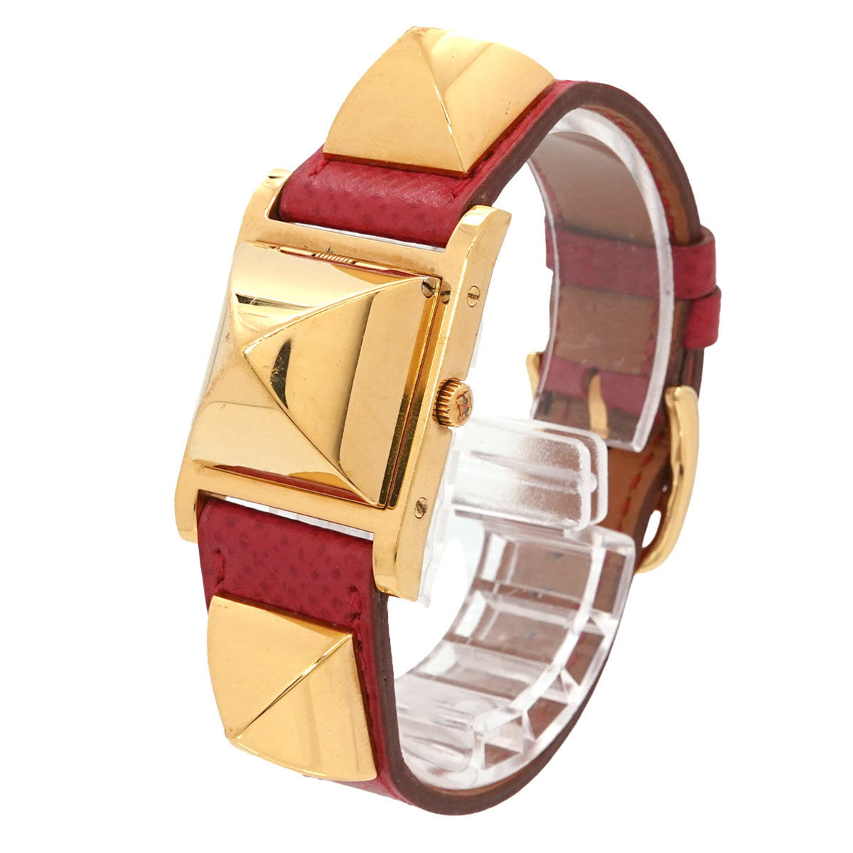 Hermes Medor Weiß Zifferblatt 23 mm Uhr