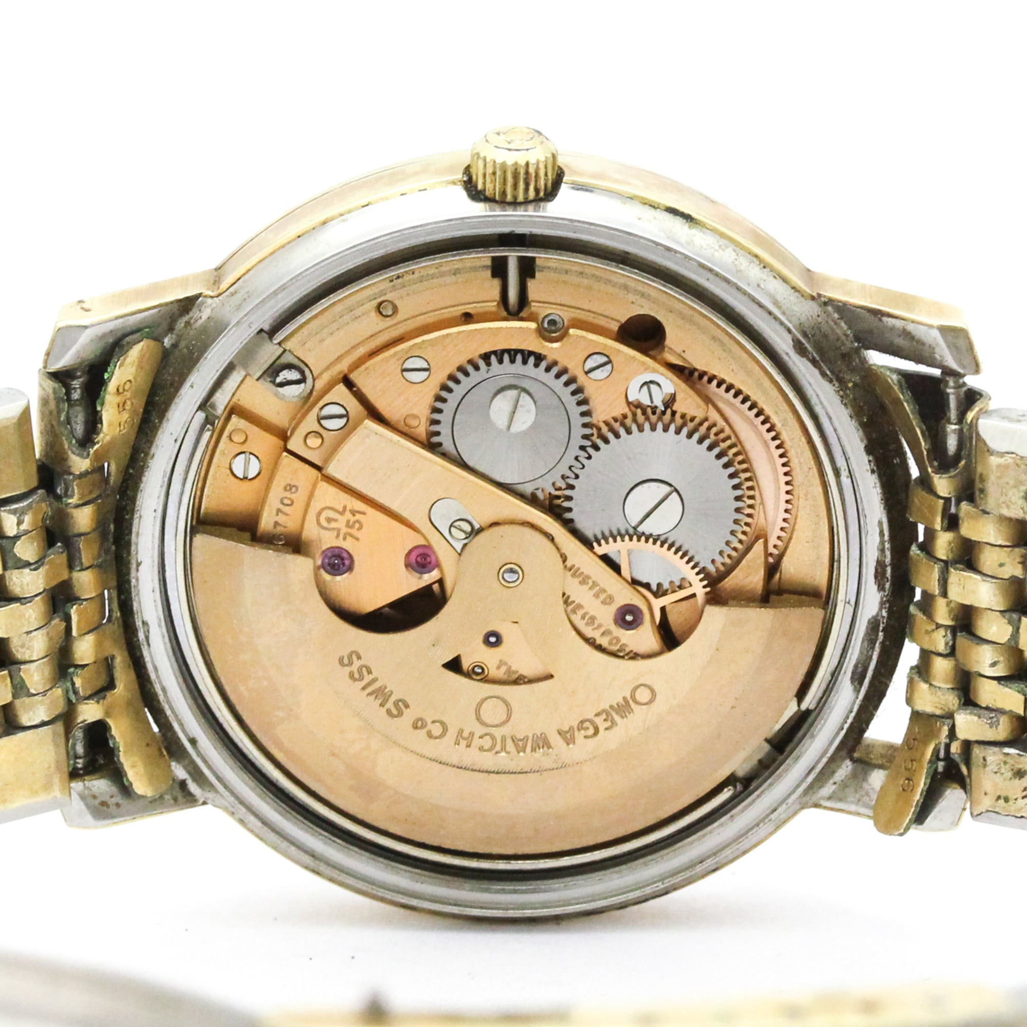 OMEGA Constellation Day Datum Cal. 751, vergoldete Automatikikuhr für Herren, 168.016, Vintage