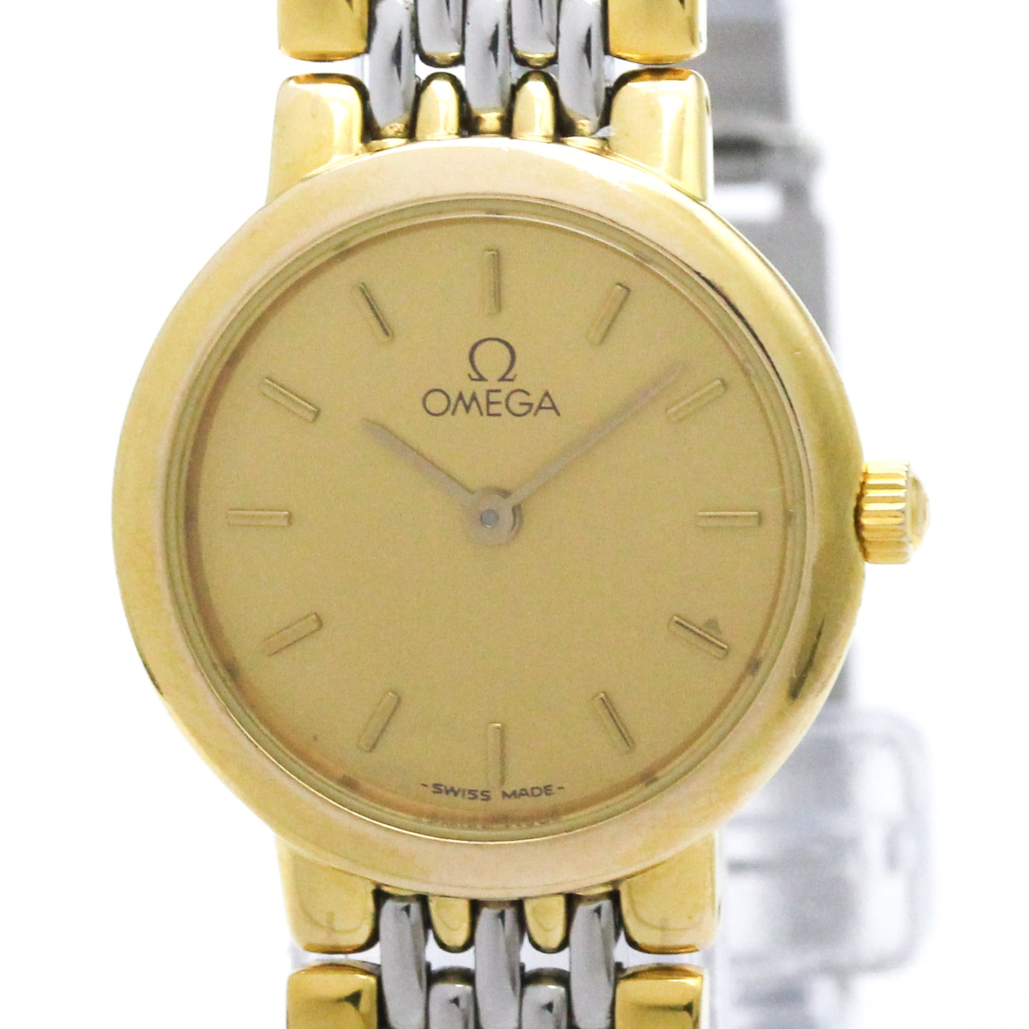 Omega De Ville 7950897 Gold Dial 22mm Watch