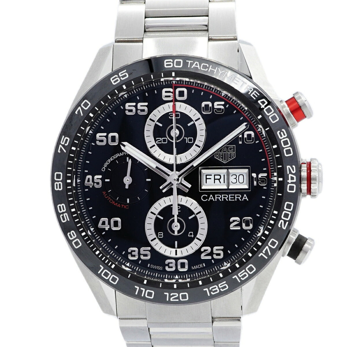 TAG Heuer Carrera Calibre CBN2A1AA Schwarz Zifferblatt 44 mm Uhr