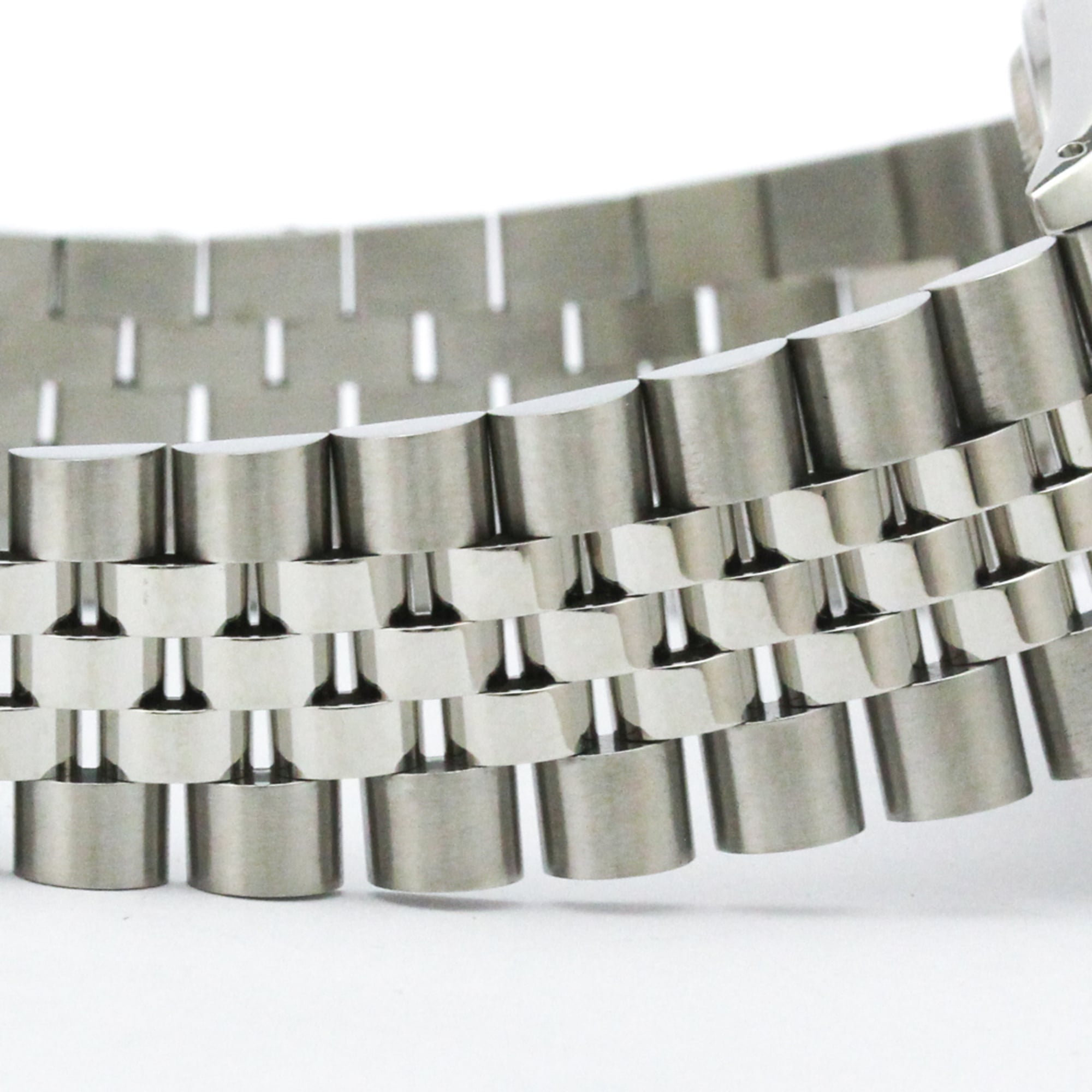 ROLEX Datejust 18K White Gold Steel Automatic Mens Watch 16014 Polished