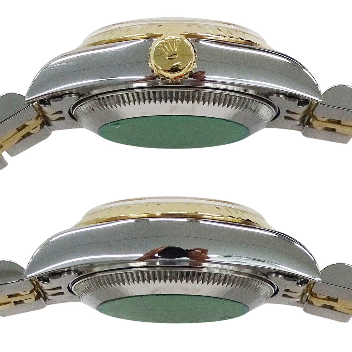 Rolex Datejust 69173 W, goldenes Zifferblatt, 26 mm Uhr