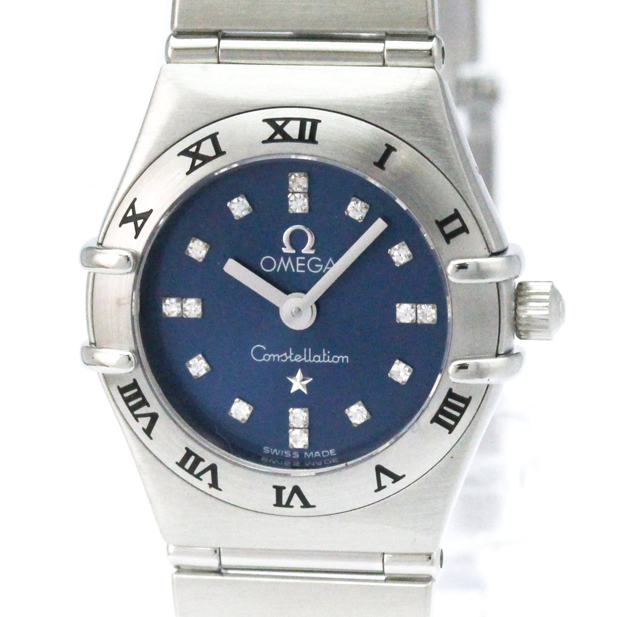 Omega Constellation 1563.86 Blue Dial 22mm Watch