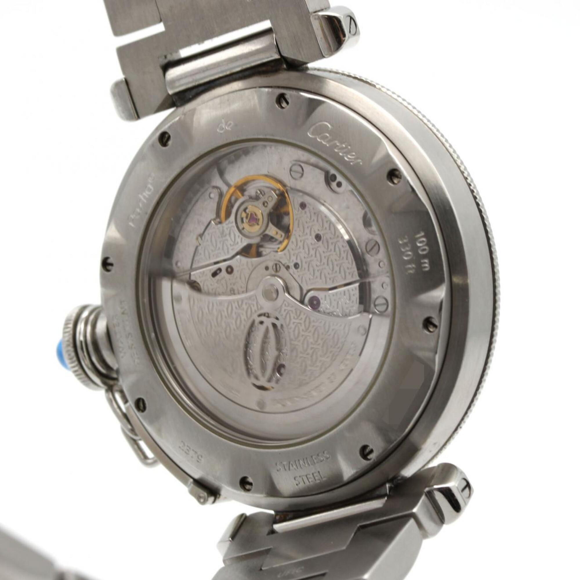 Cartier Pasha W31059H3 Silver Dial Stainless steel 38mm Watch