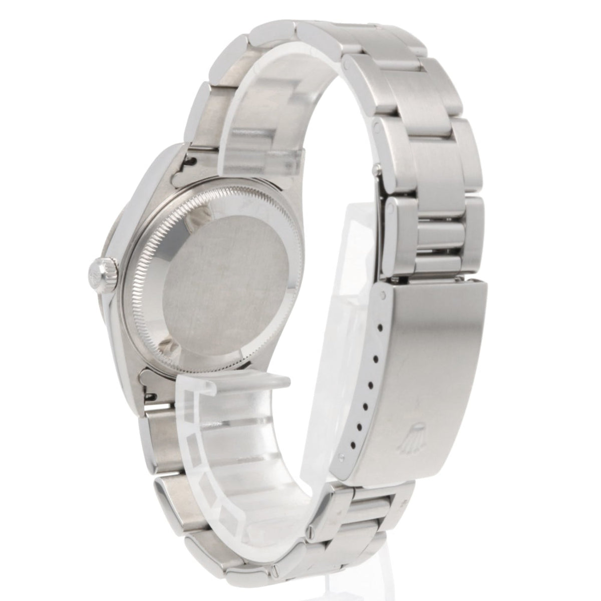 Rolex Datum Oyster Perpetual 15200 mit blauem Zifferblatt, 34 mm Uhr