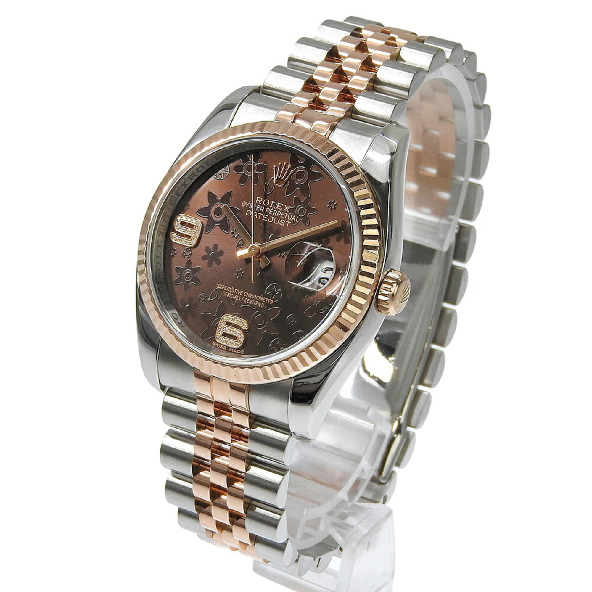 Montre Rolex Datejust 36 mm, cadran « chocolat » Brun