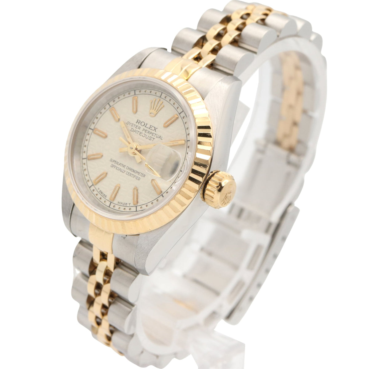 Rolex Datejust T-series 18K ( 69173 Ivory Dial 26mm Watch