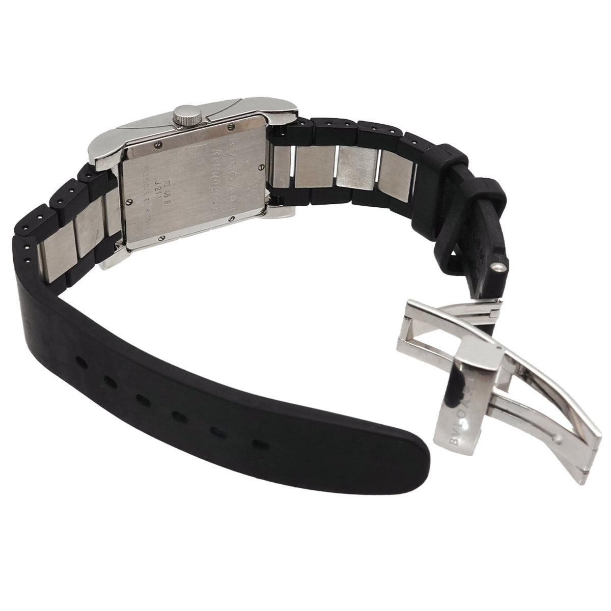 Bvlgari Rettangolo RT45S Black Dial 26mm Watch