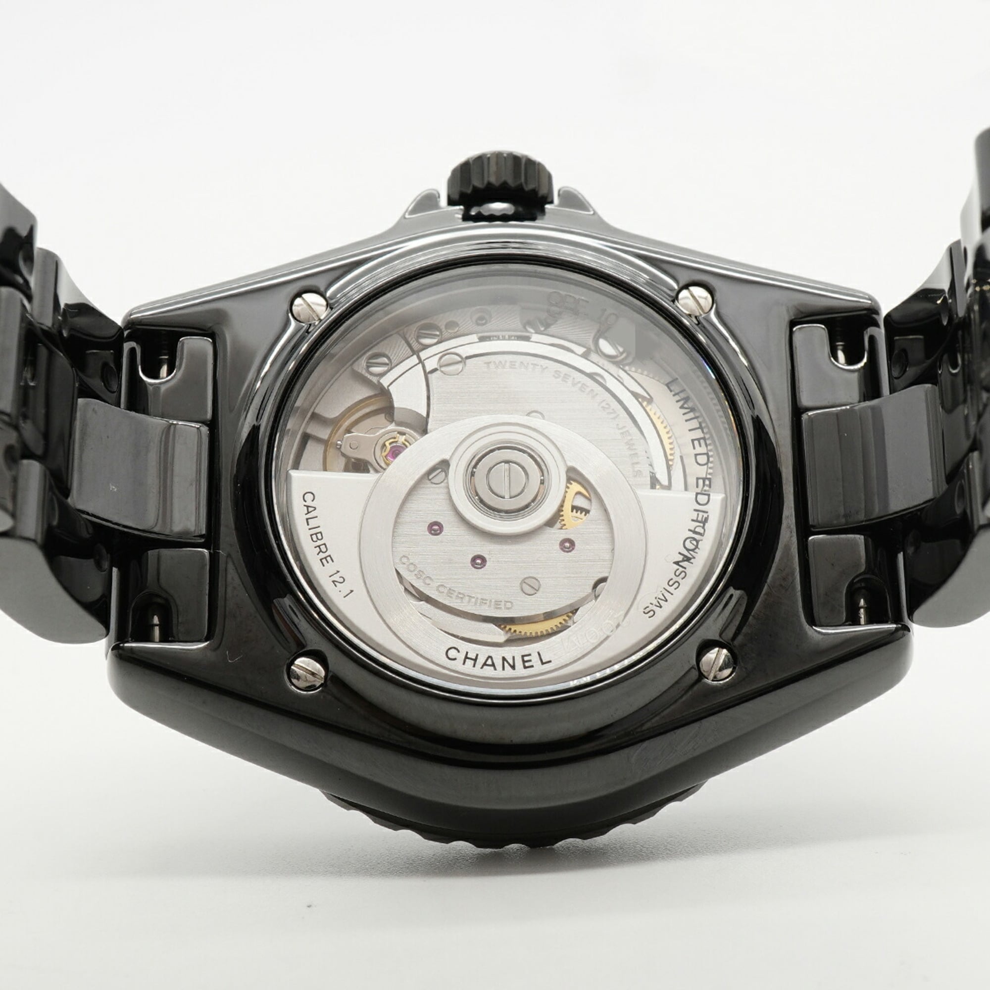 Chanel J12 Interstellar Caliber 12.1 H7989 Black Dial 38mm Watch