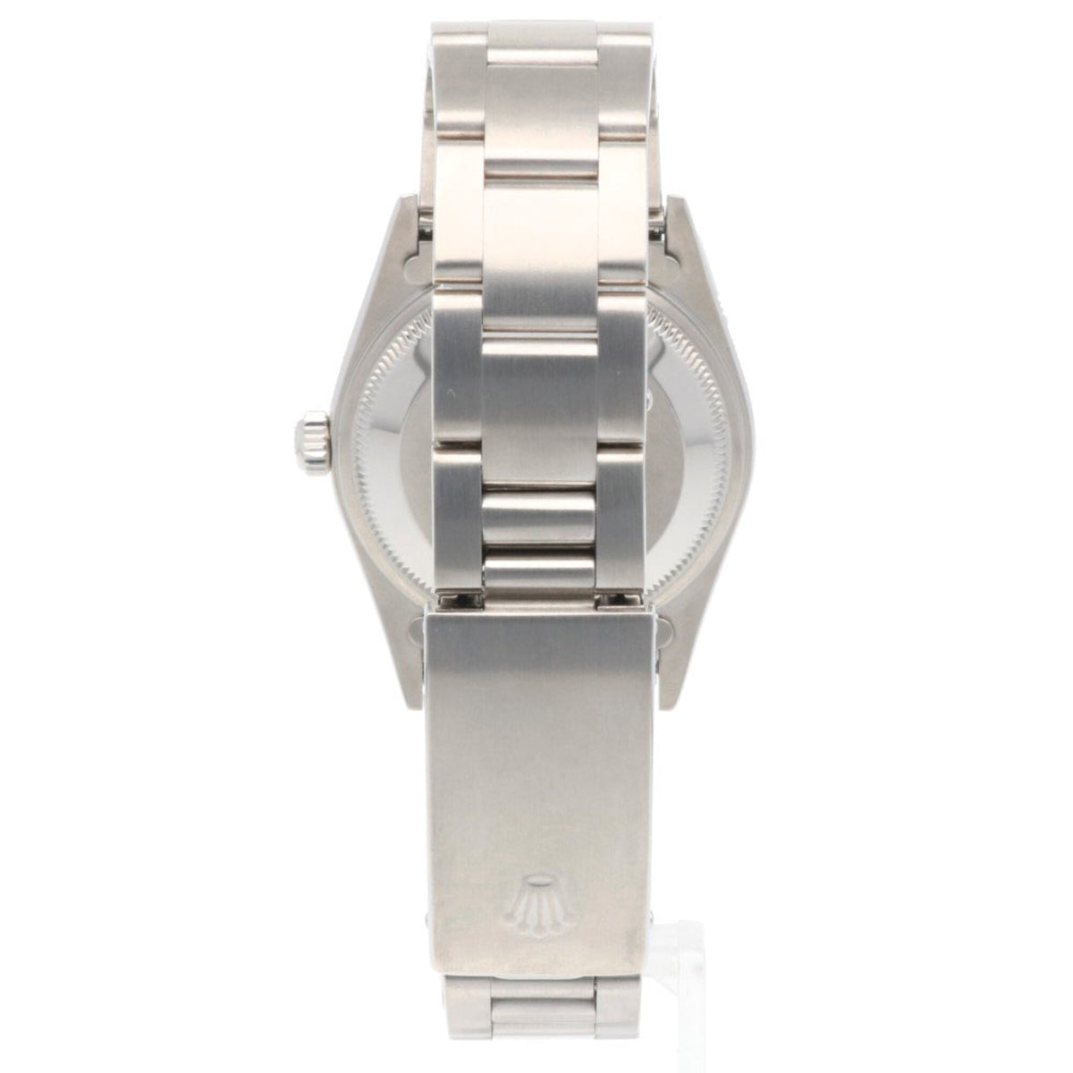 Rolex Datum Oyster Perpetual 15200 mit marineblauem Zifferblatt, 34 mm Uhr