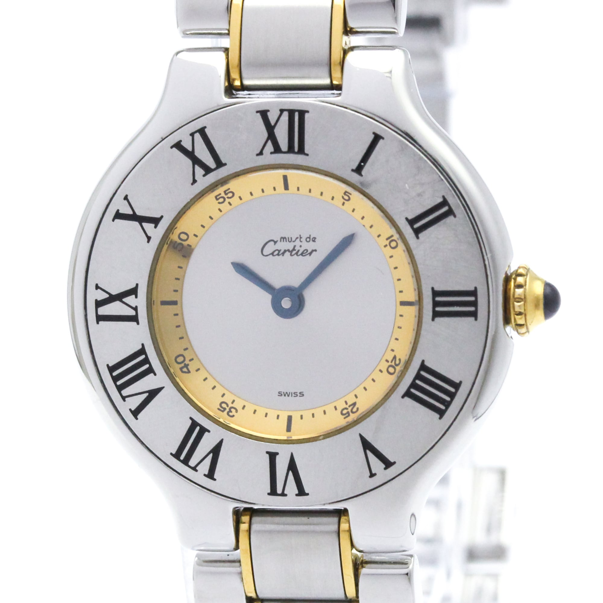 Cartier Must 21 W10075R6 Silver Dial 28mm Watch
