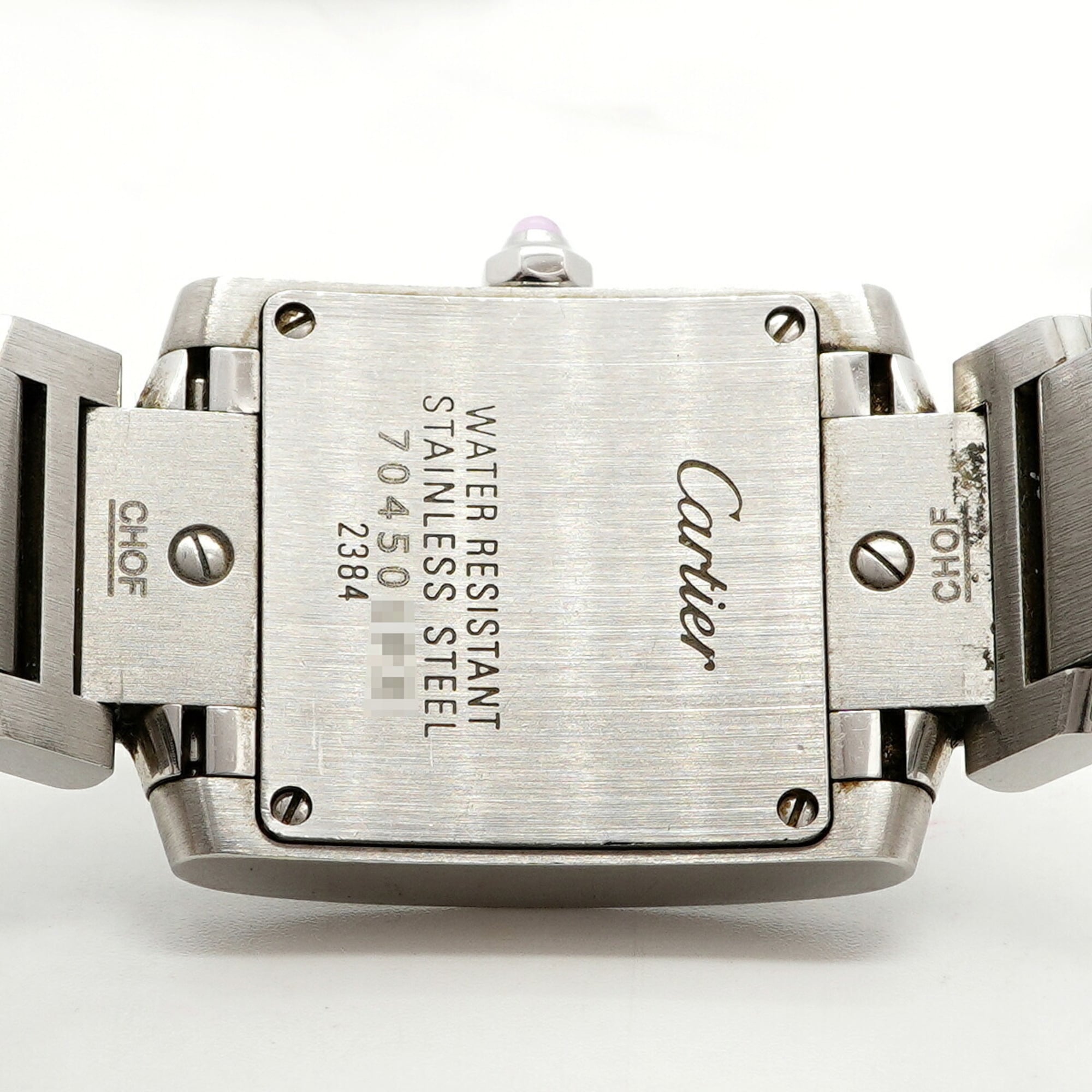 Cartier Tank W51028Q3 Pink Dial 20mm Watch