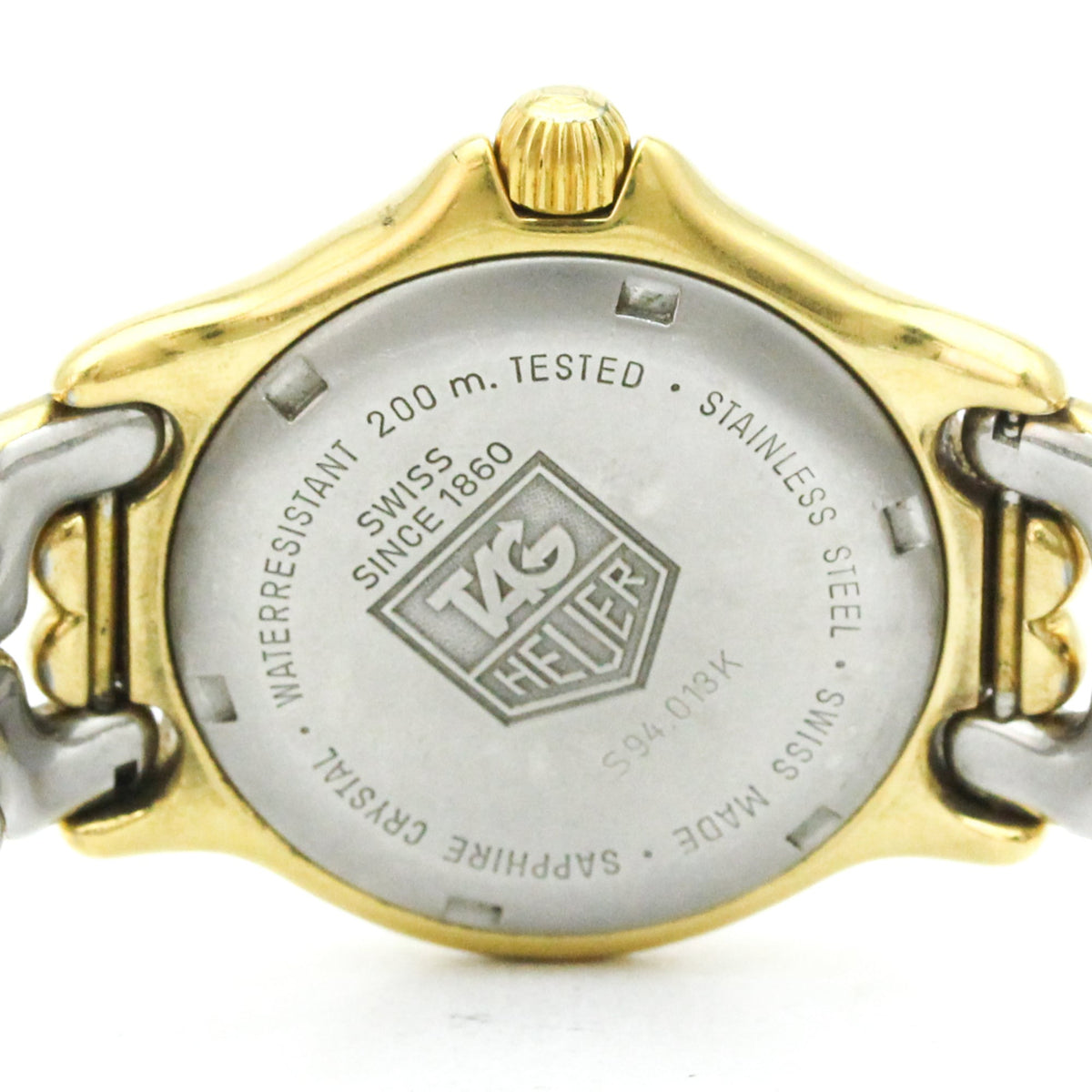 TAG Heuer Sel S94.013 Horloge met ivoorkleurige wijzerplaat, 34 mm