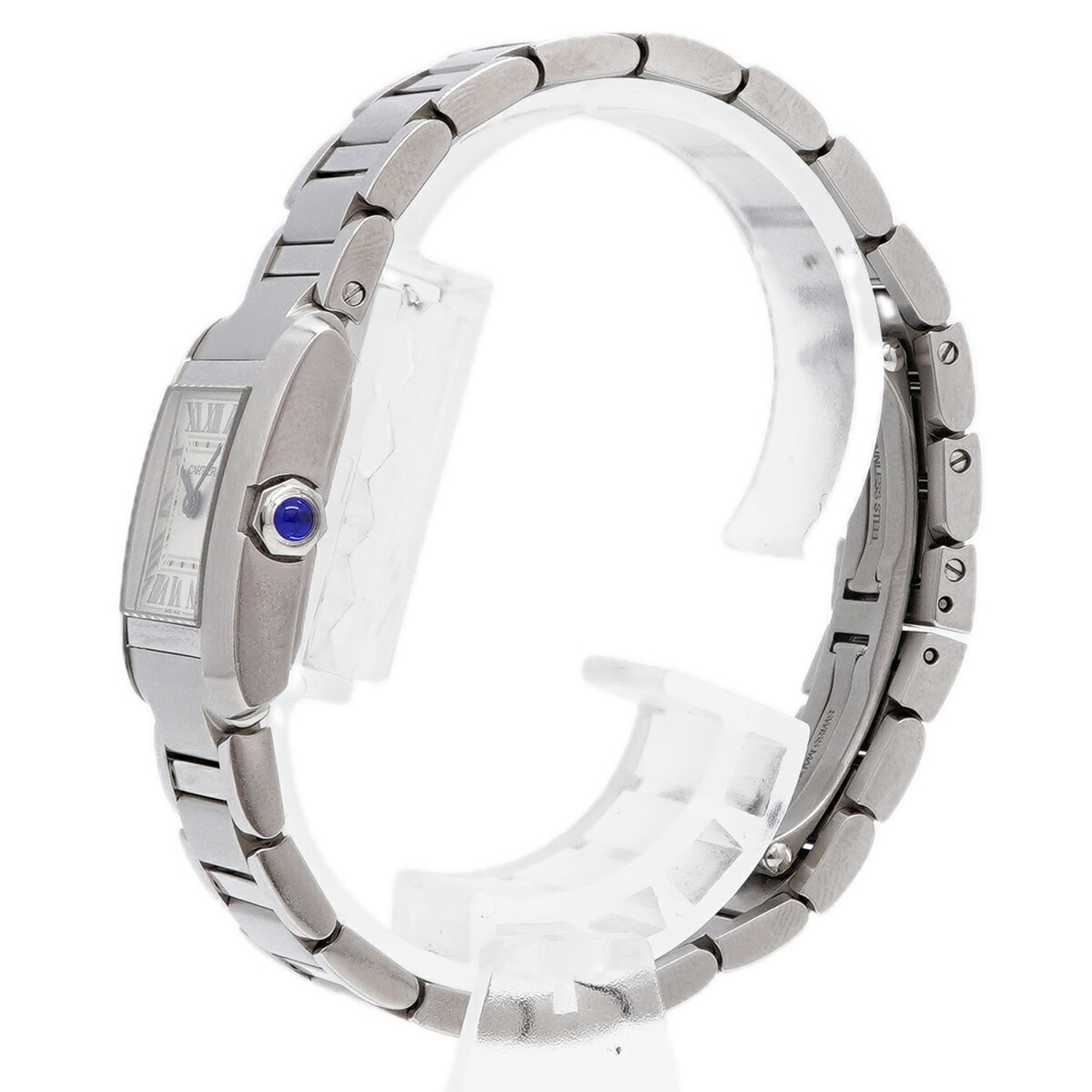 Montre Cartier Tank Française SM WSTA0065, cadran argenté, 21 mm