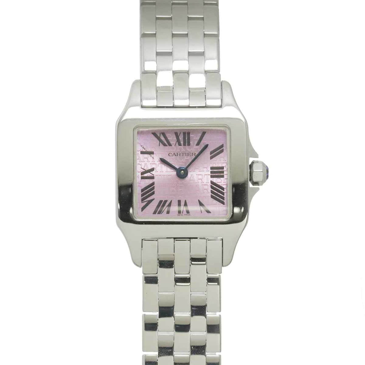Cartier Santos Demoiselle SM W2510002 Purple Dial 20mm Watch