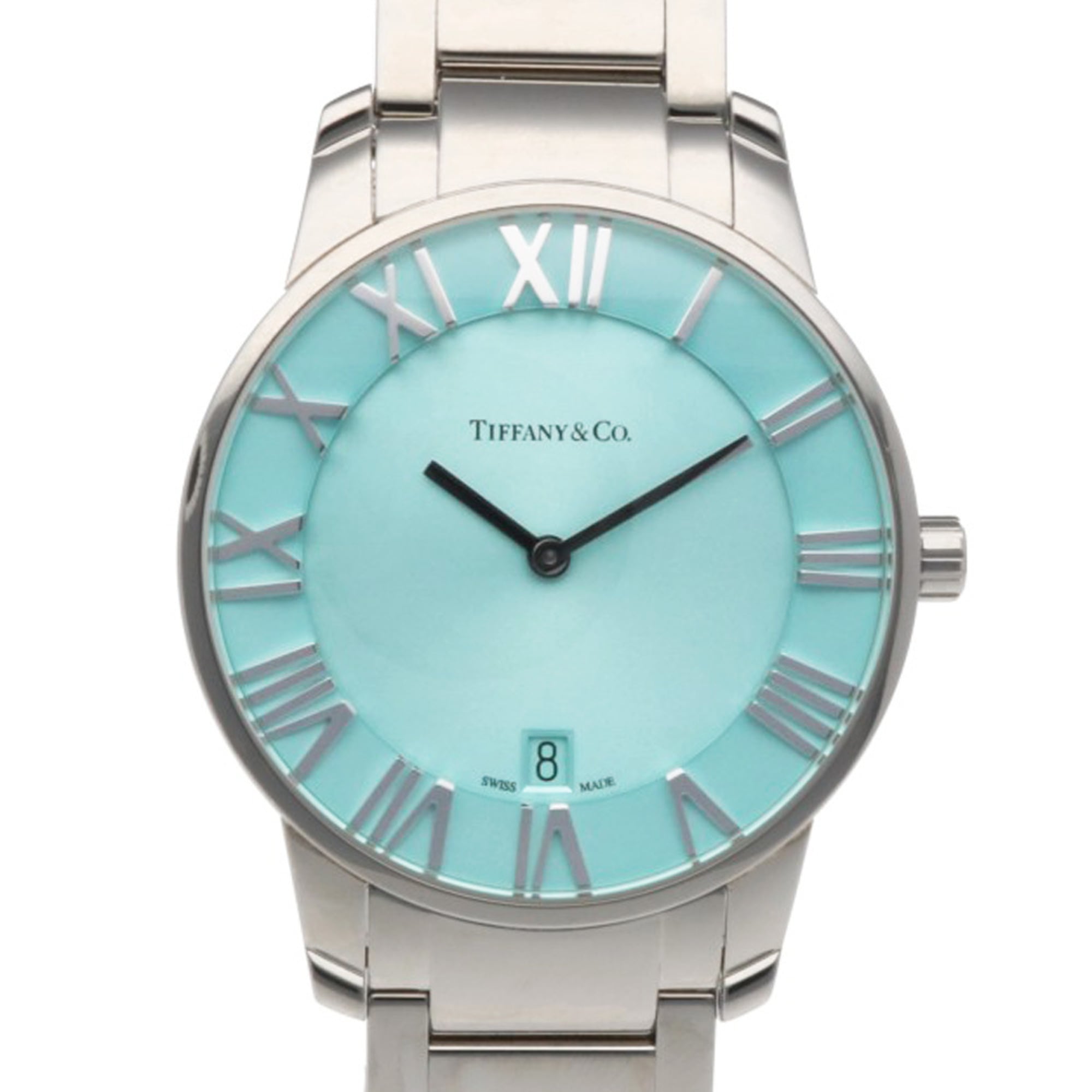 Tiffany & Co. Atlas 2-Hand Watch, Stainless Steel, Quartz, Men's, 63452769.