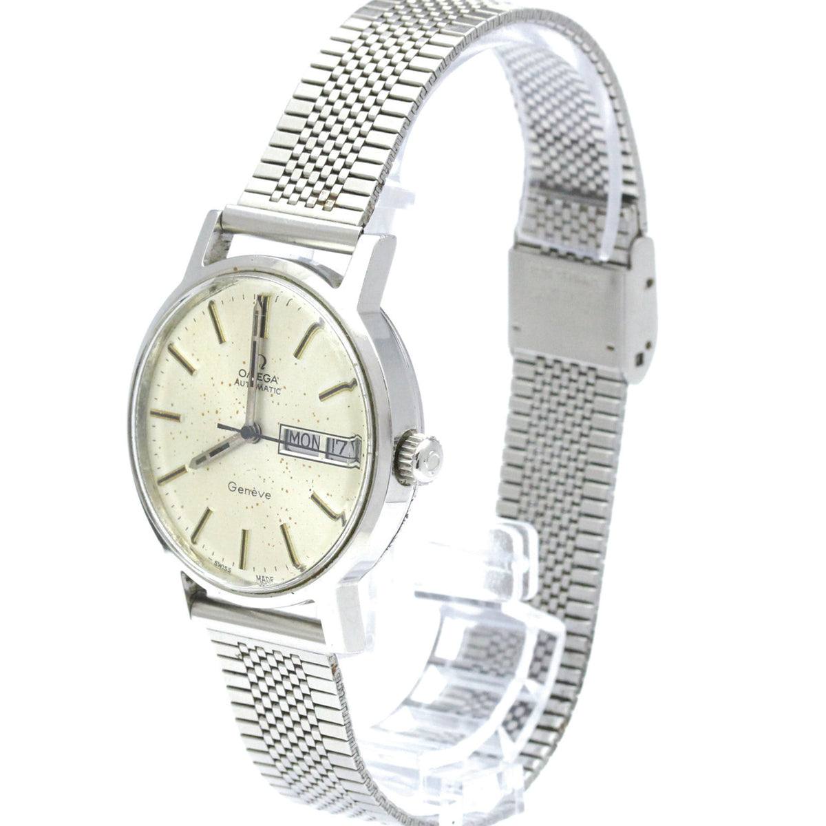Omega Geneve 1660117 Silver Dial 35mm Watch