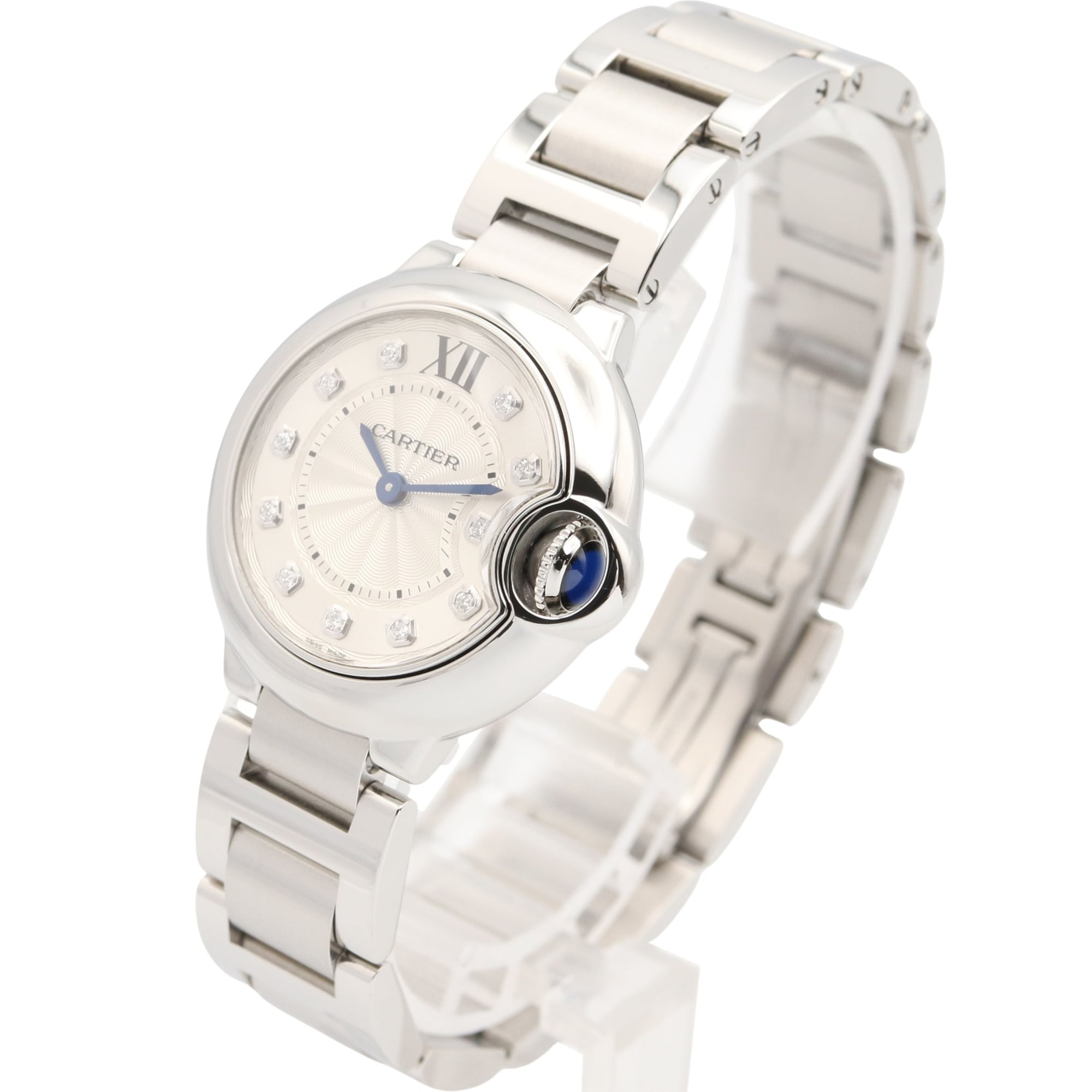 Cartier Ballon Bleu SM WE902073 Silver Dial 28mm Watch