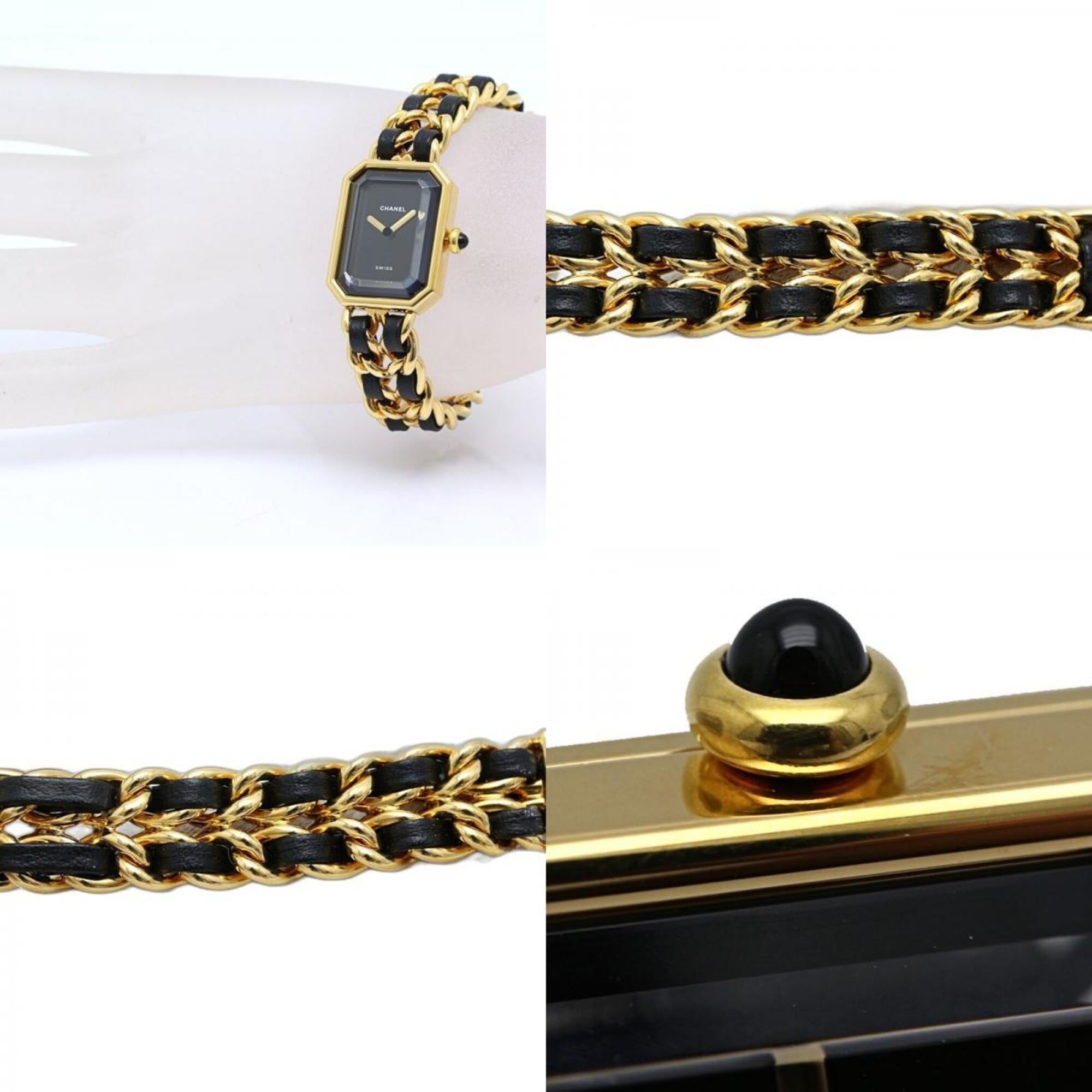Chanel Premiere H0001 483011003 Black Dial 20mm Watch