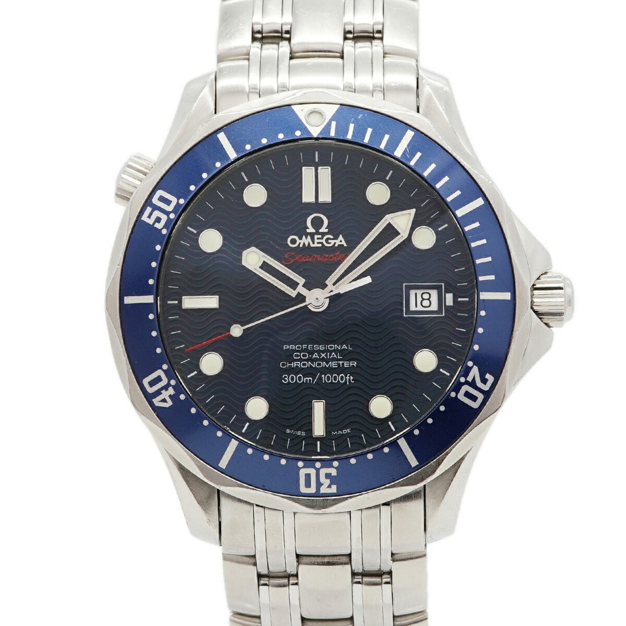 Omega Seamaster 300 Co-Axial 2220.80 Navy Dial