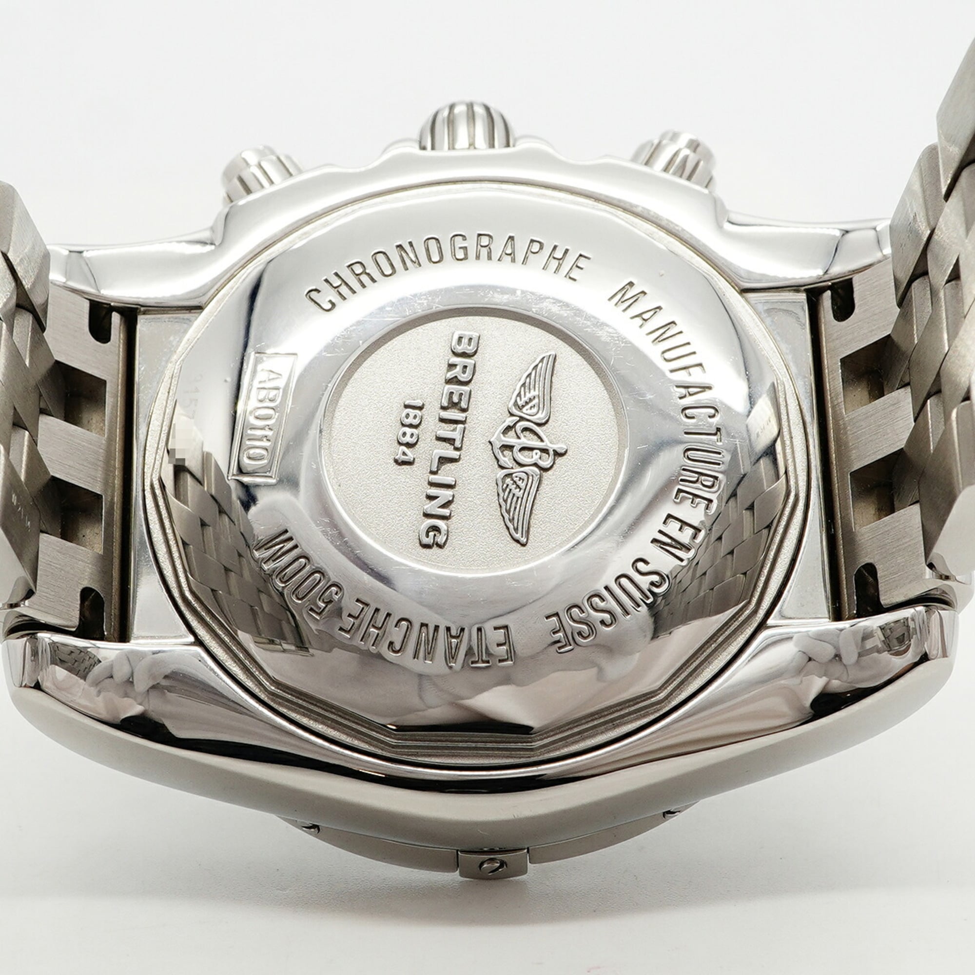 Breitling Chronomat AB0110 Black Dial 43mm Watch