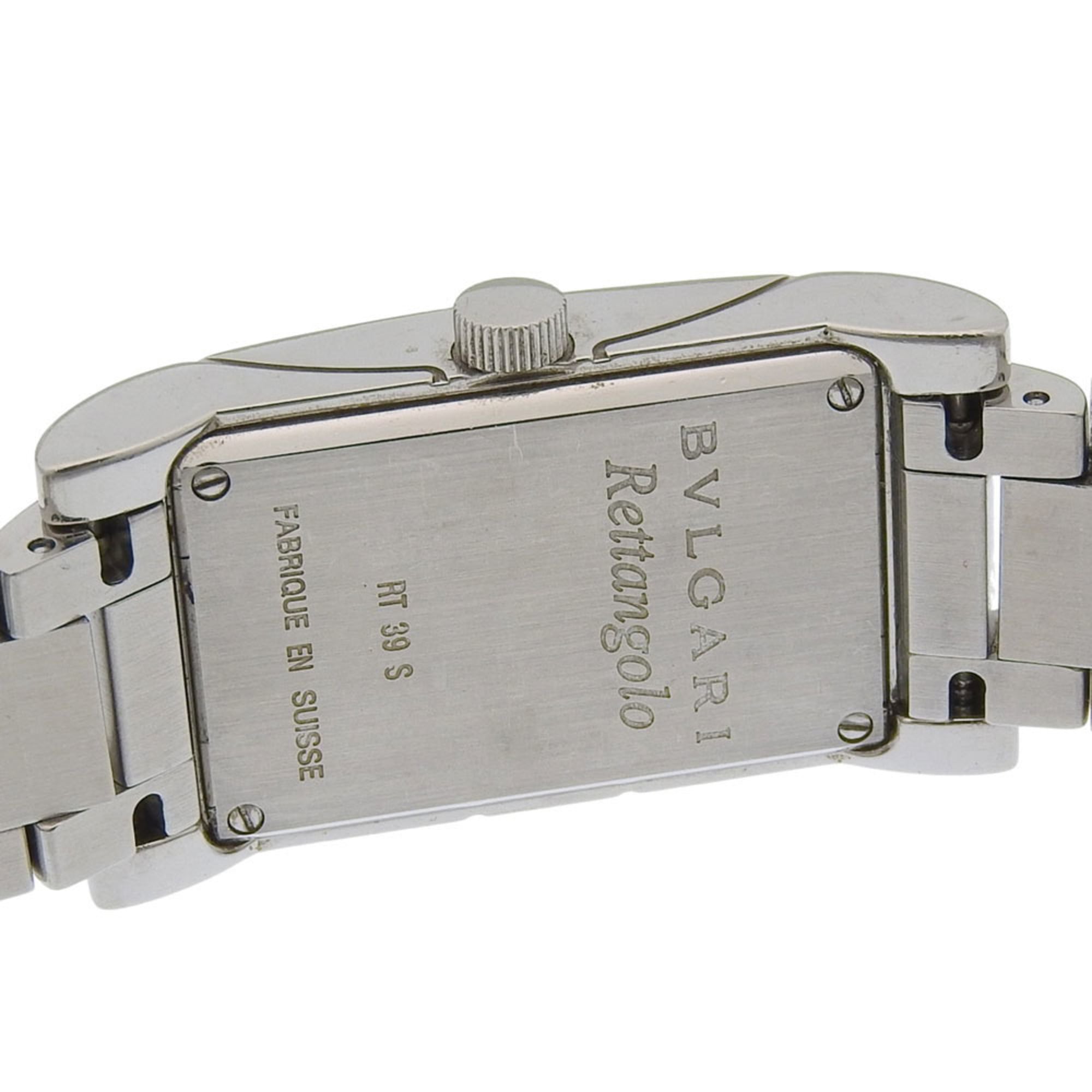 Bulgari Rettangolo RT39S White Dial 21mm Watch