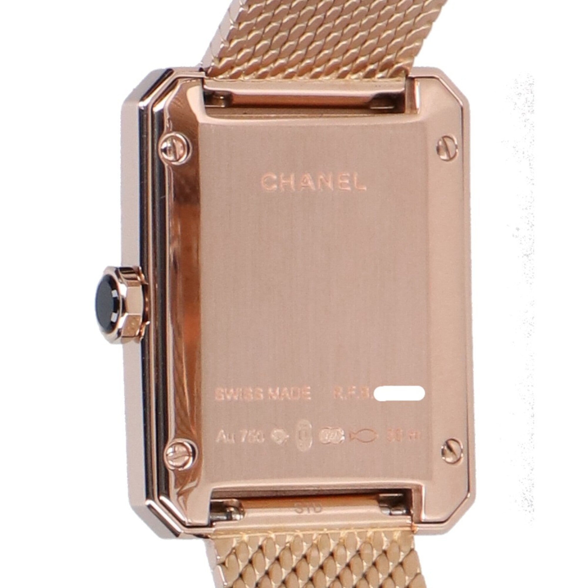 Montre CHANEL H4881 en or Beige 750, modèle « Boyfriend » en tweedQuartz - Femme (remise à neuf)