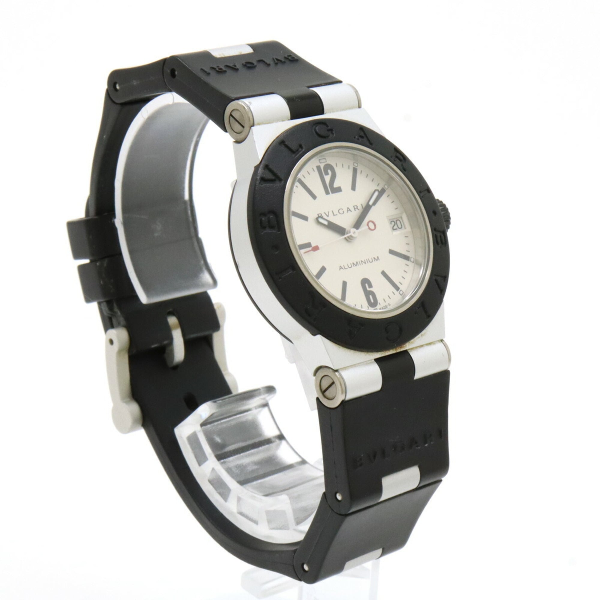 BVLGARI Bvlgari Arum 32 mm met datum, zilveren wijzerplaat, unisex quartz-polshorloge AL32TA