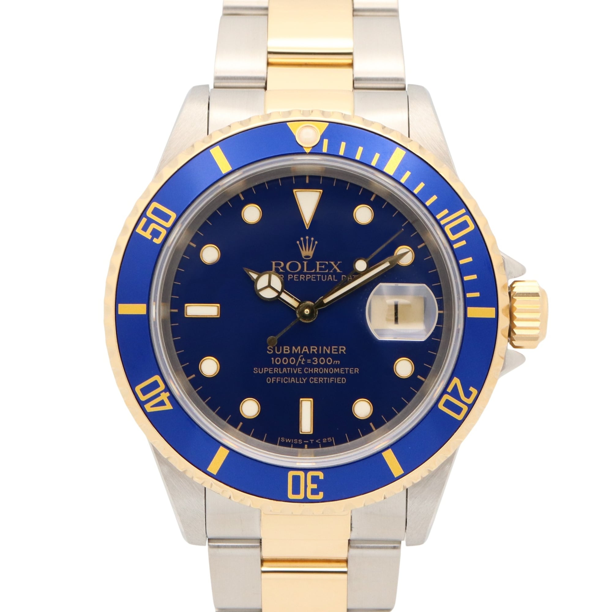 Rolex Submariner 16613 Blue Dial 40mm Watch