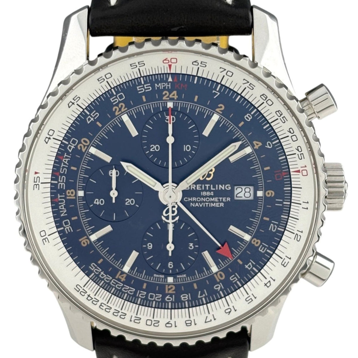 Breitling Navitimer Chronograph A24322 Navy Dial 46mm Watch