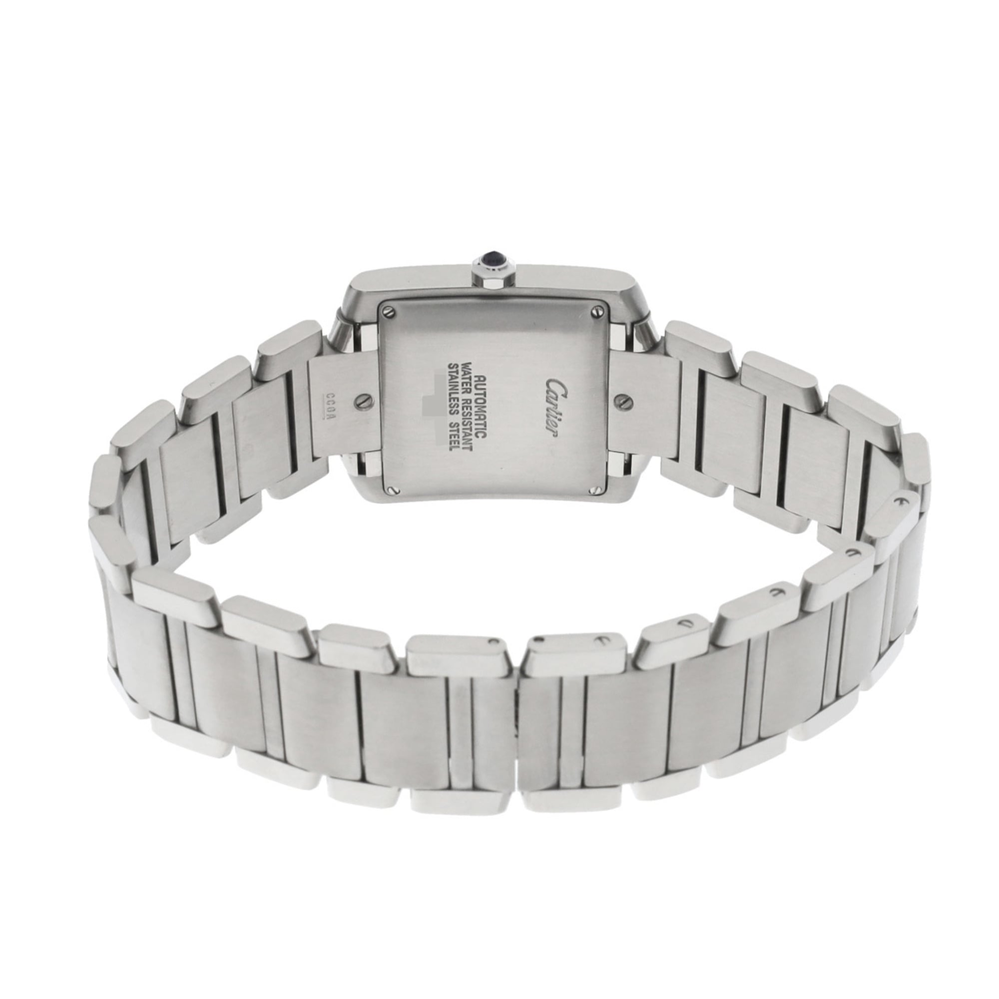 Cartier Tank Française LM W51002Q3 Silver Men's Automatic Watch (Pre-owned) - Ginzo