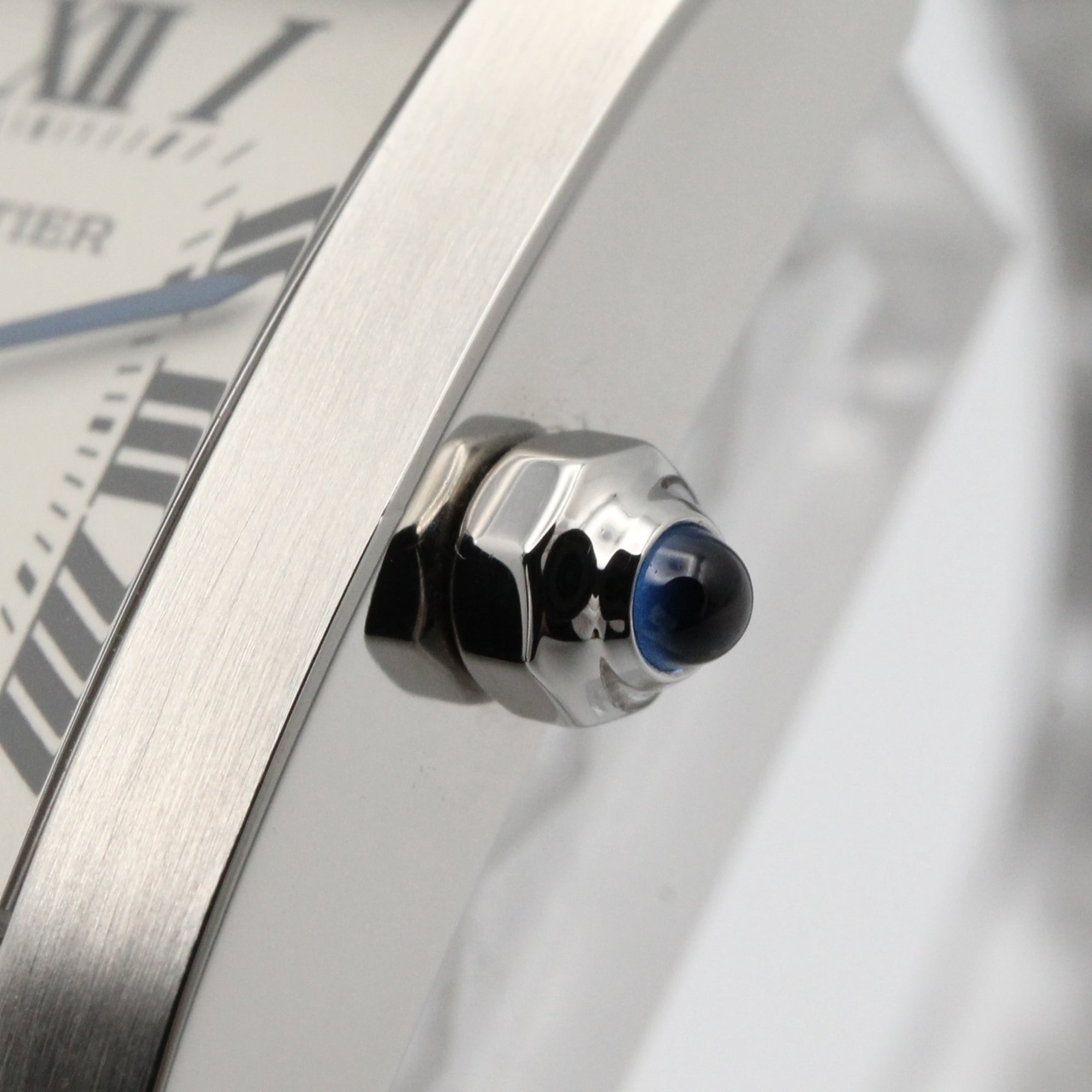Cartier Tank Francaise W51008Q3 Silver Dial 20mm Watch