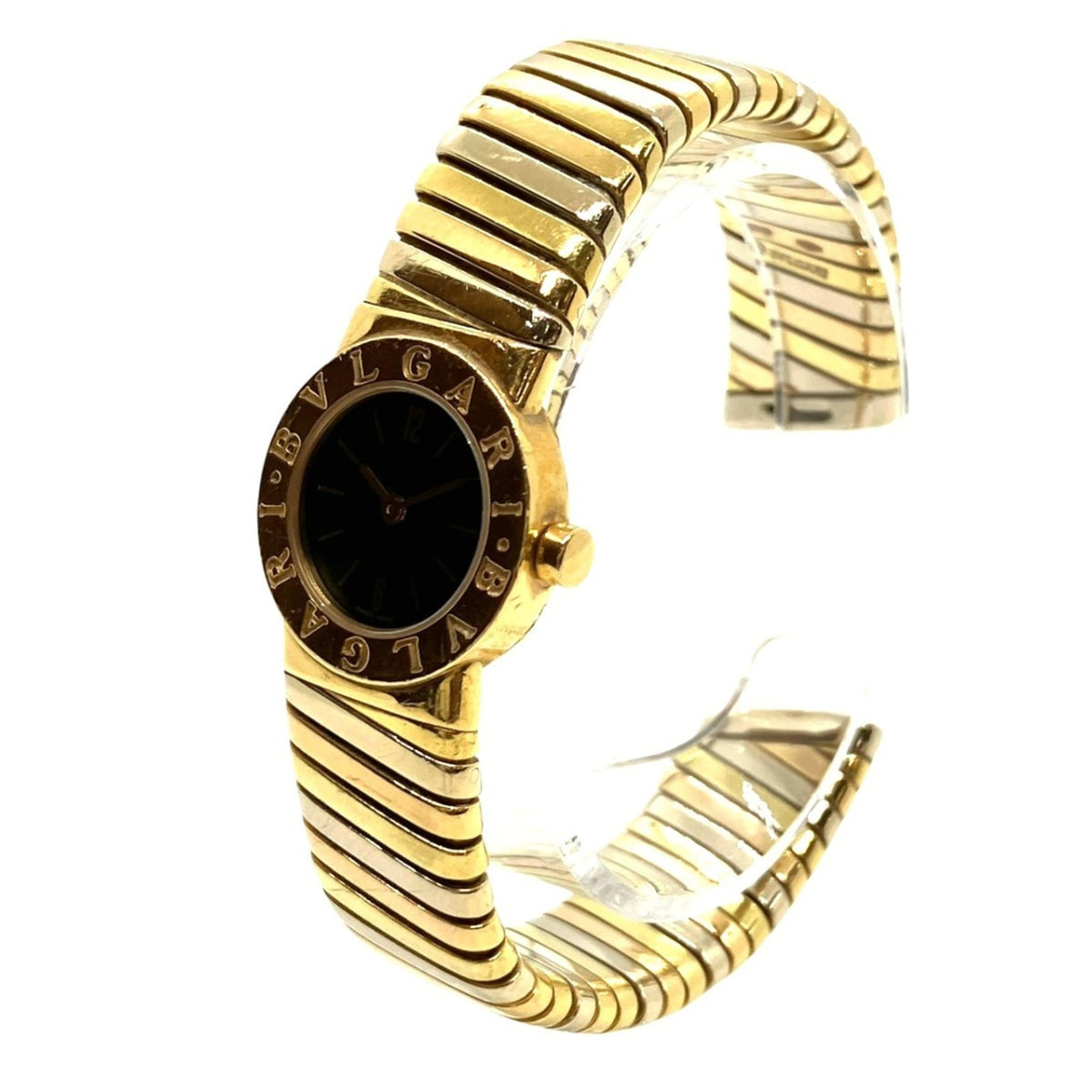 Bvlgari Bulgari Tubogas BB192T Black Dial 19mm Watch