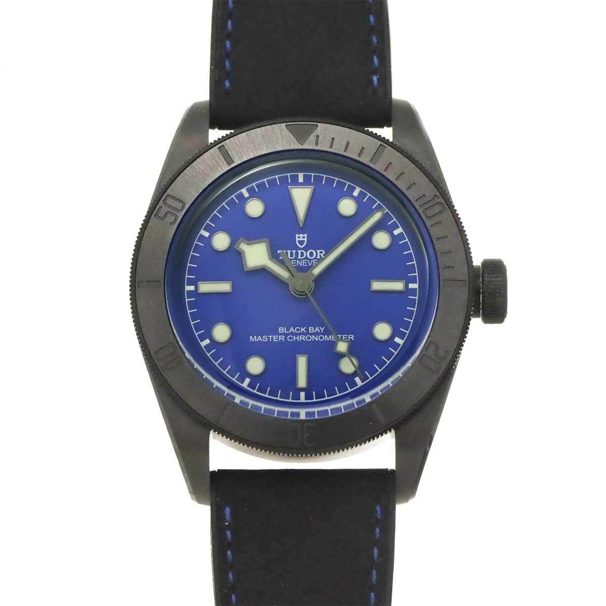 Tudor Black bay Keramisch horloge 79210CNU met zwarte wijzerplaat, 41 mm
