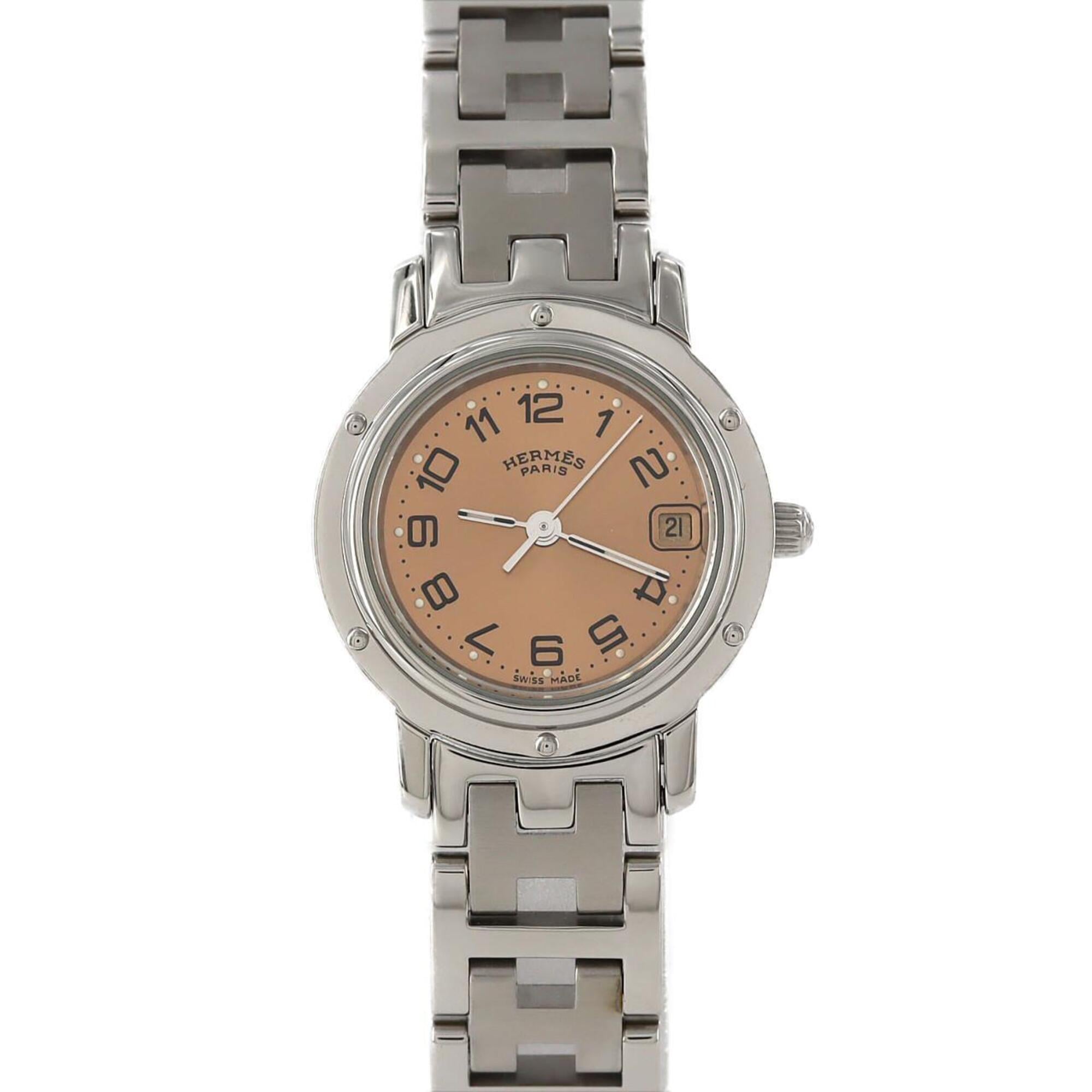 Hermes Clipper CL4.210 SS Quartz Watch