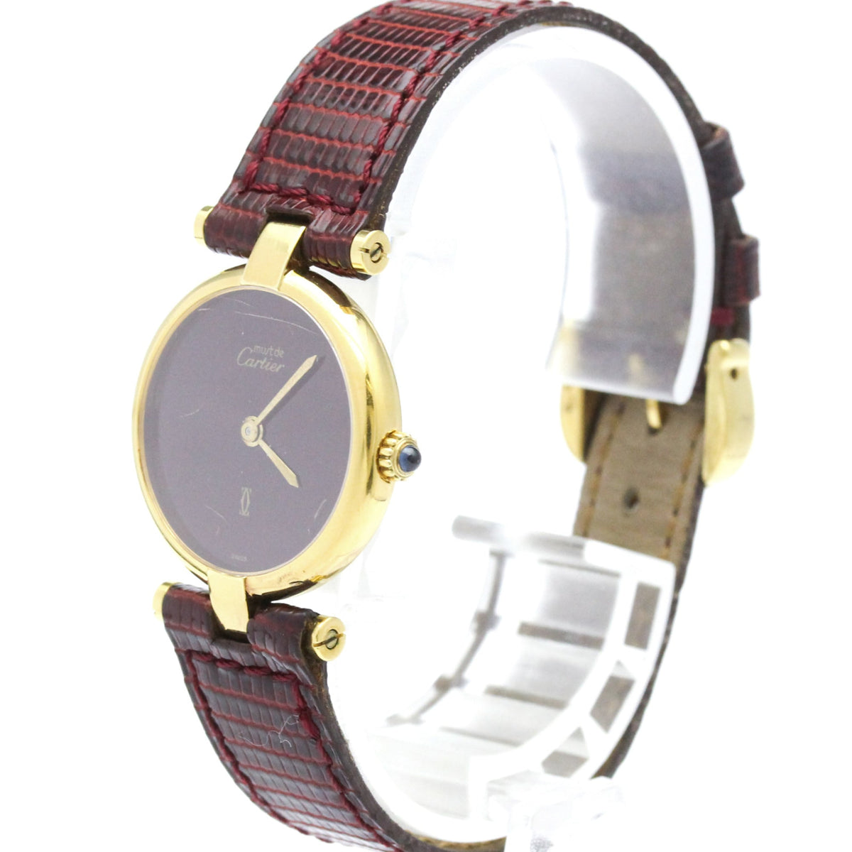 Cartier Must 590004 Bordeaux Dial 24mm Watch