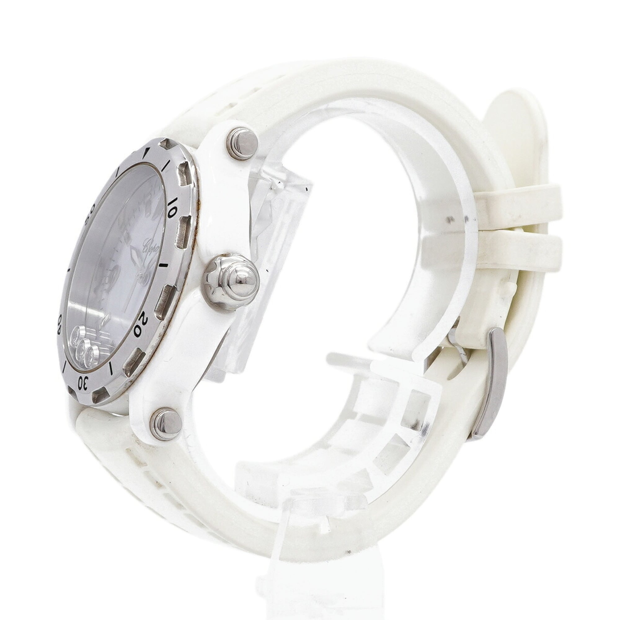 Montre Chopard Happy Sport 3P Diamond 8507, cadran bleu, 38 mm