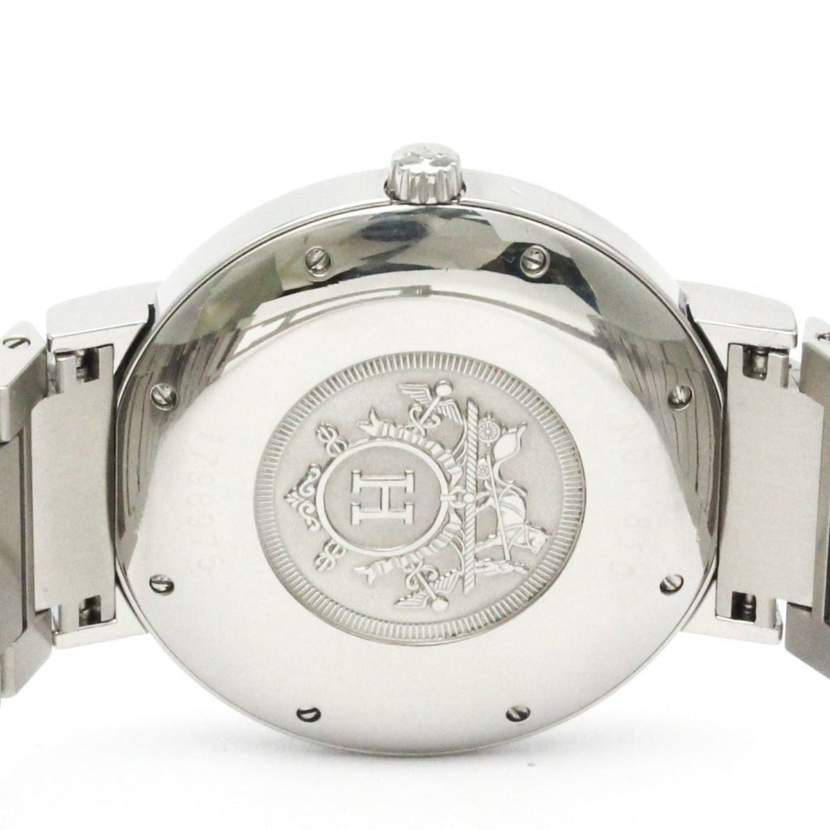 Hermes Nomade NO1.810 Silber Zifferblatt 39mm Uhr
