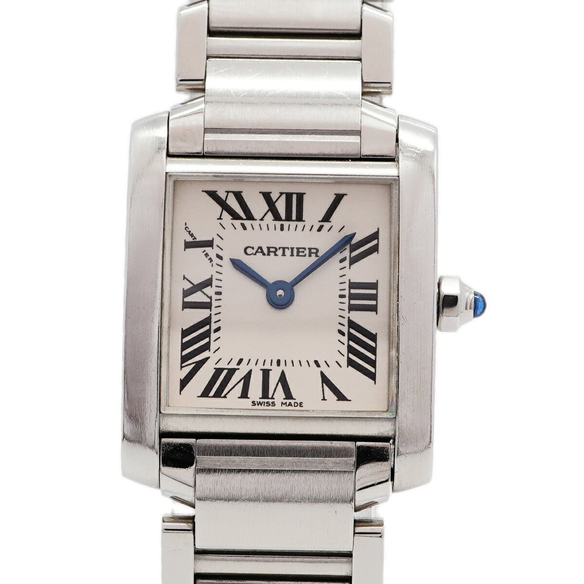 Cartier Tank Française SM W51008Q3 Ivory Dial 20mm Watch