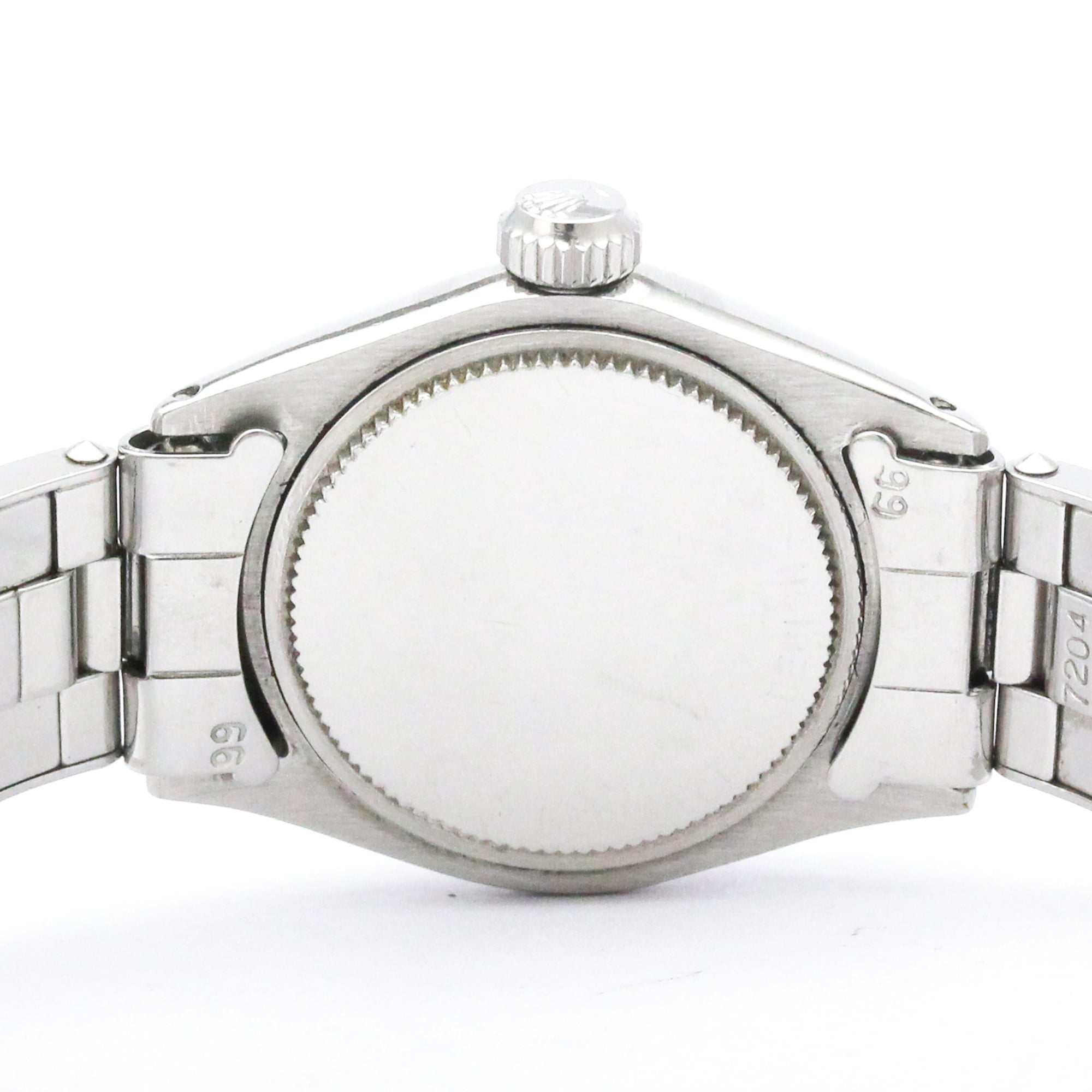 ROLEX Oyster Precision 6411 Steel Hand-winding Ladies Watch Vintage