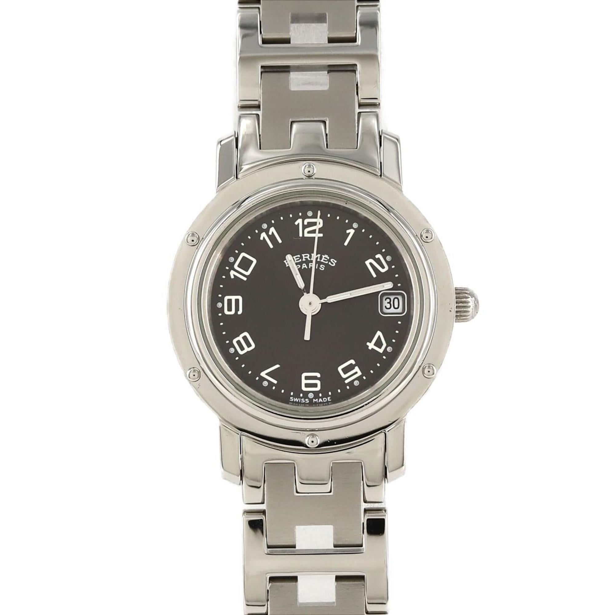 HermÃ¨s Clipper CL4.210 Stainless Steel Quartz Watch